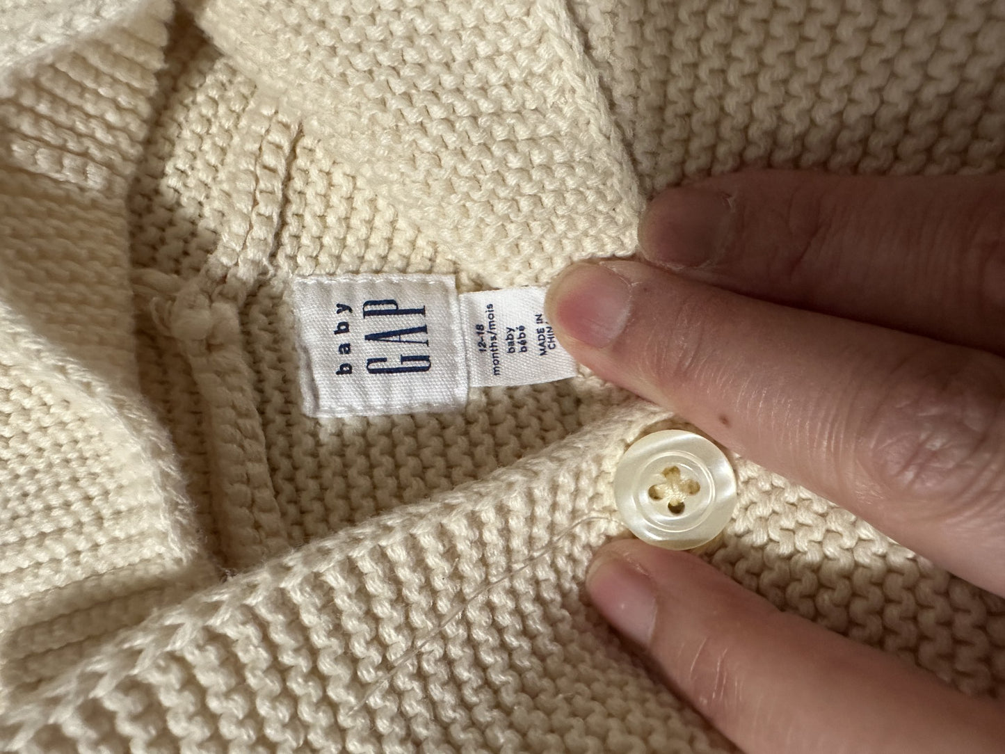 Gap Baby Bear cardigan and pants set, Kids 18 Month (12-18M)