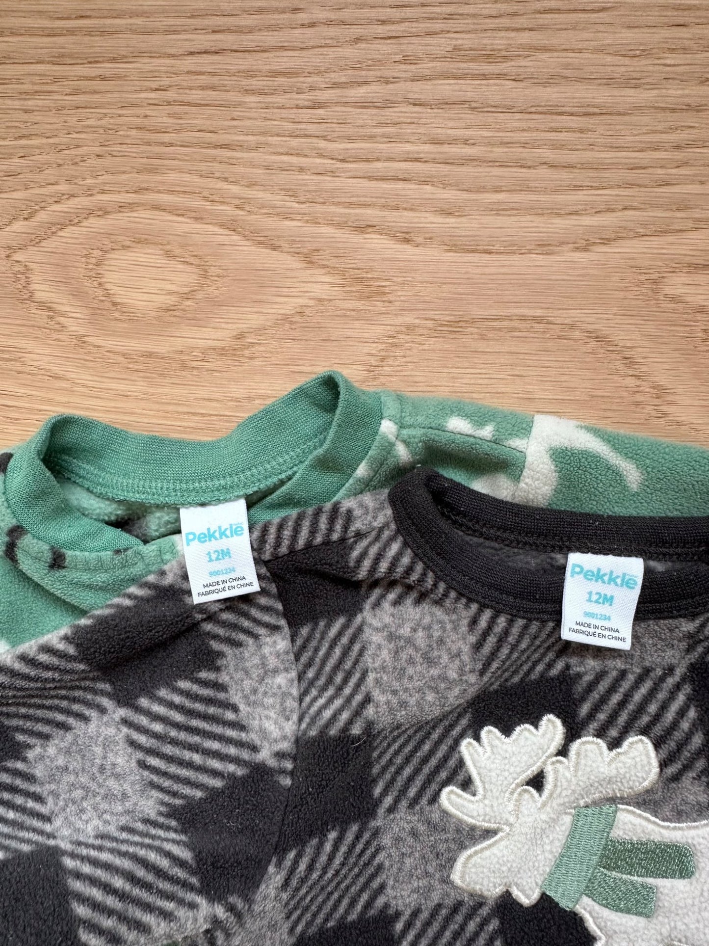 Fleece Sleeper Bundle, Pekkle, 12M, Kids 12 Month (9-12M)
