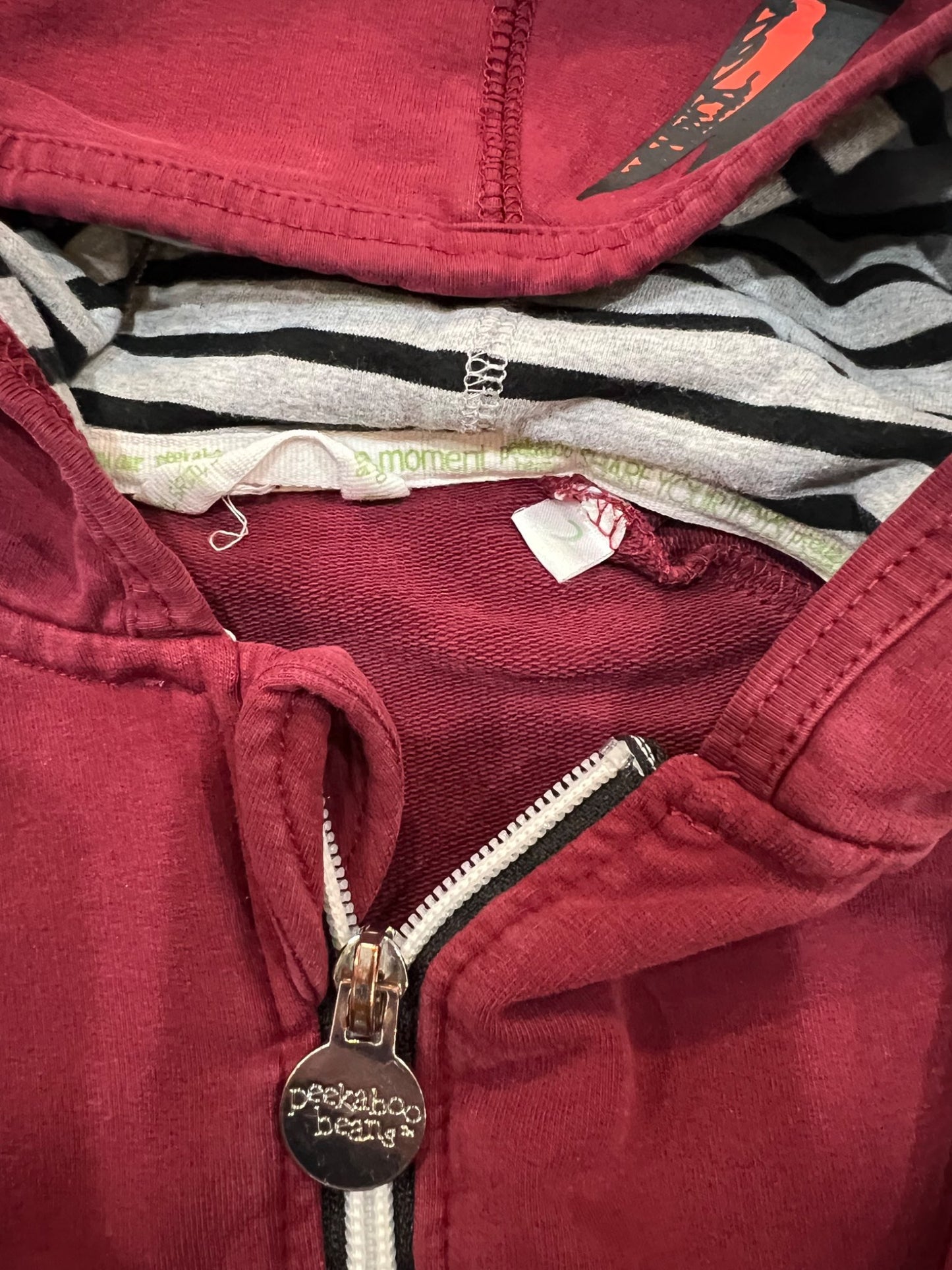 2T peekaboo beans hoodie & pants (free 2 pants), Kids 2T