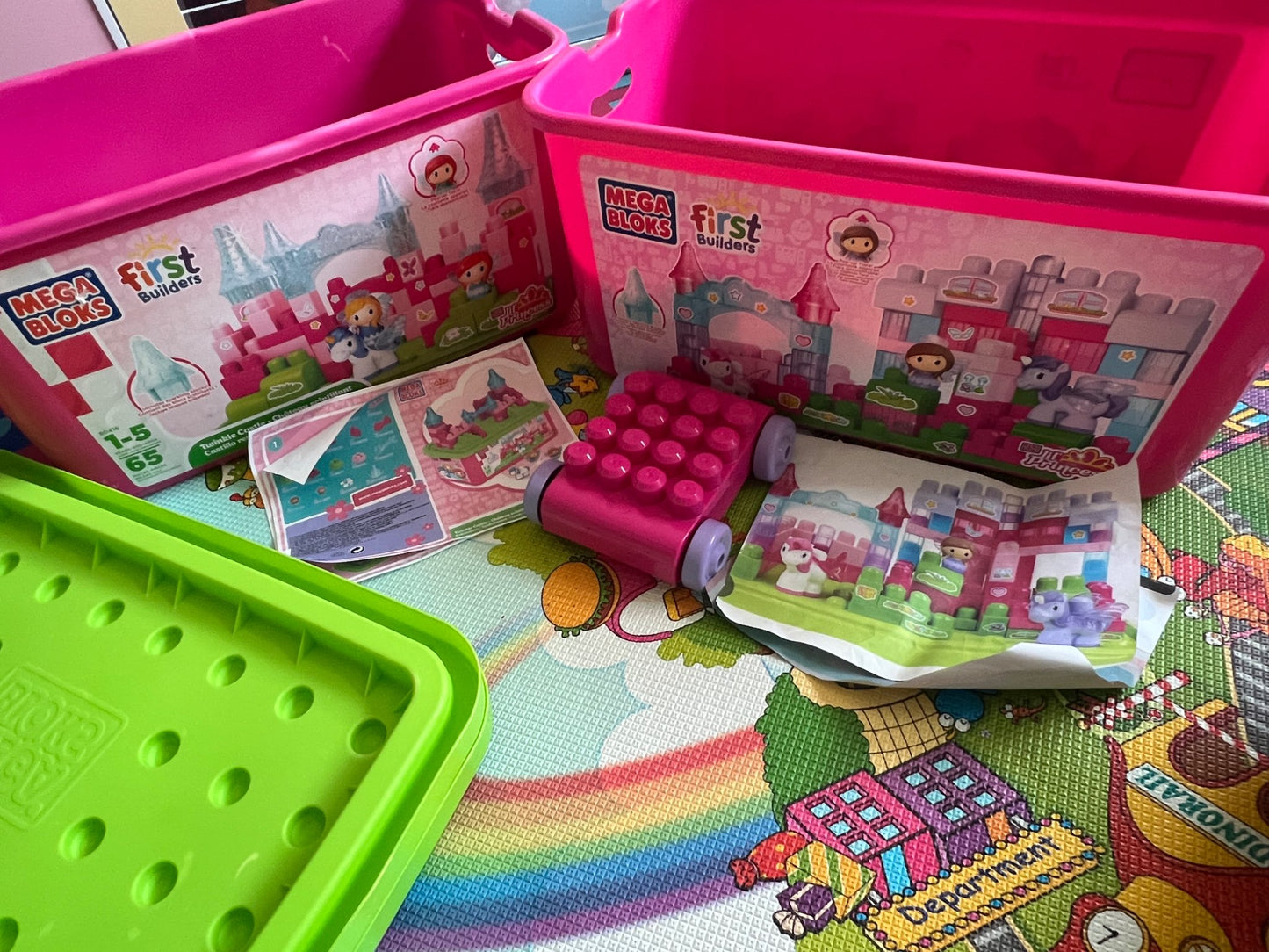 Mega bloks lil princess & unicorn sets (price for both)