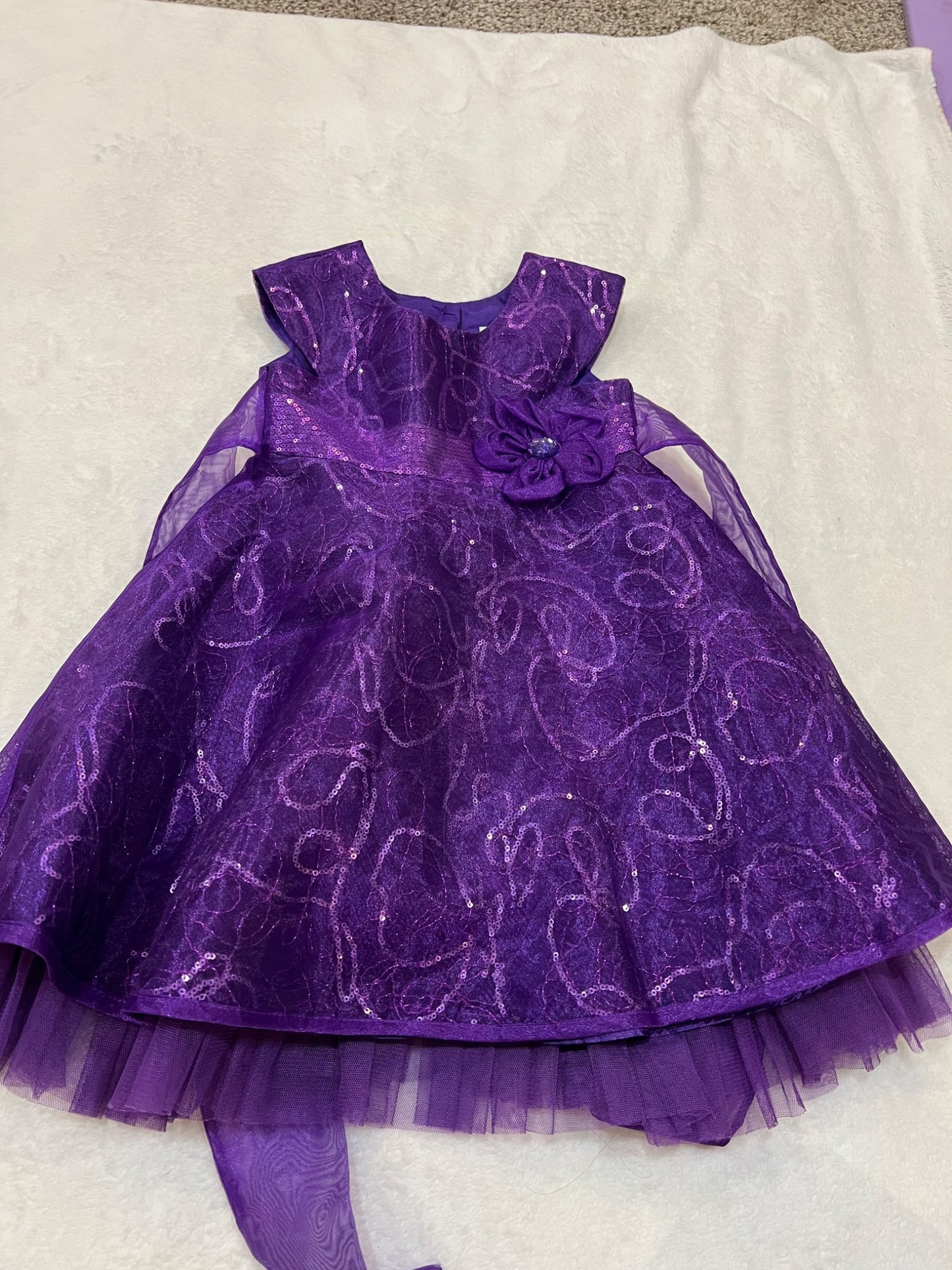 3T Joan michelle purple dress, Kids 3T