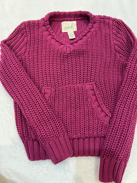 4/5T PEEK knit sweater , Kids 5/5T (extra small)