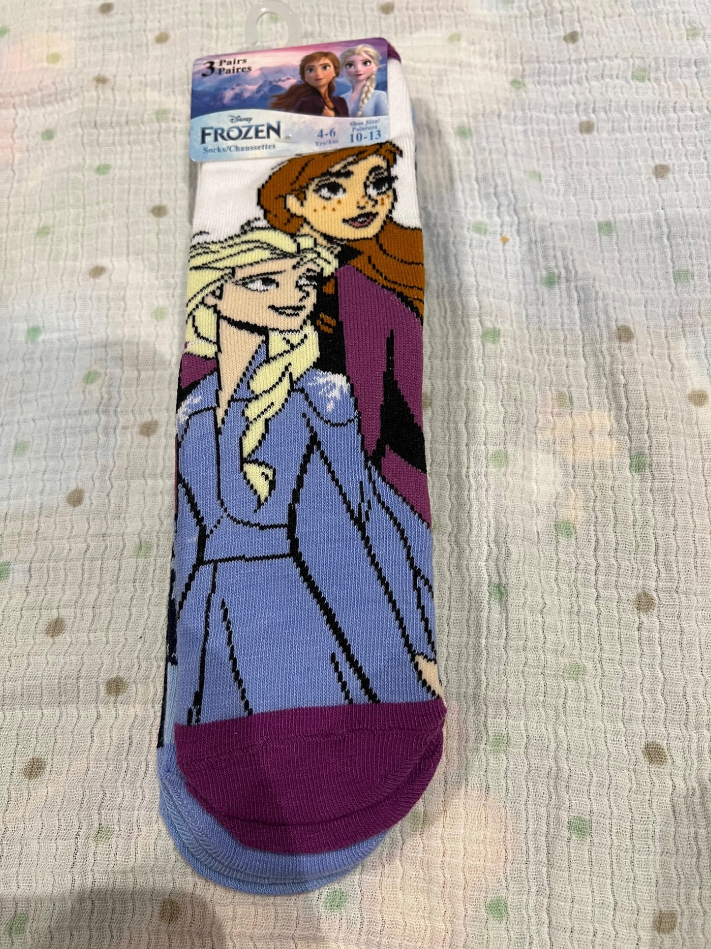 NEW Disney frozen socks (shoe size 10-13)