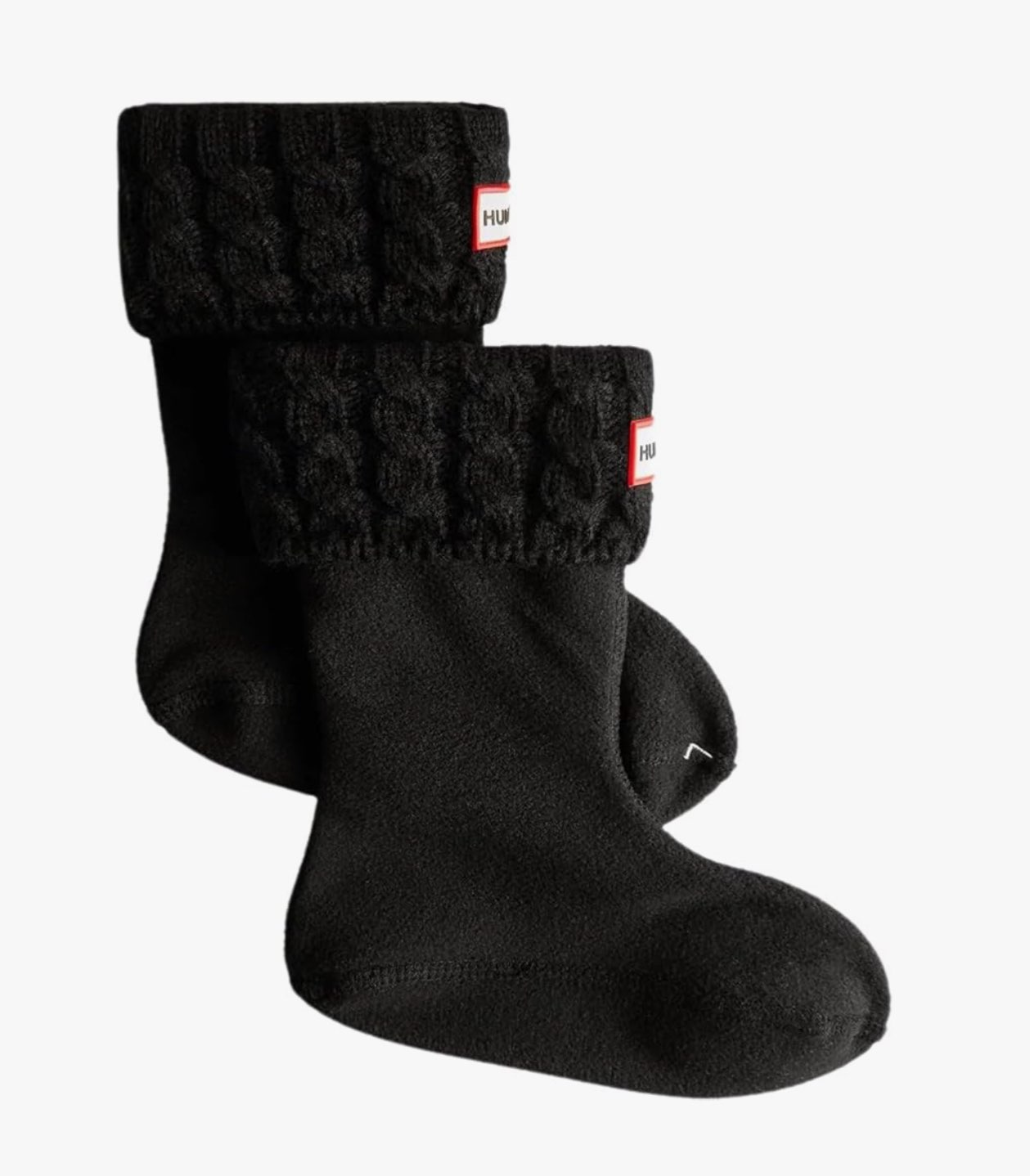 NEW hunter boot liner socks - black large (shoe size 1-3)