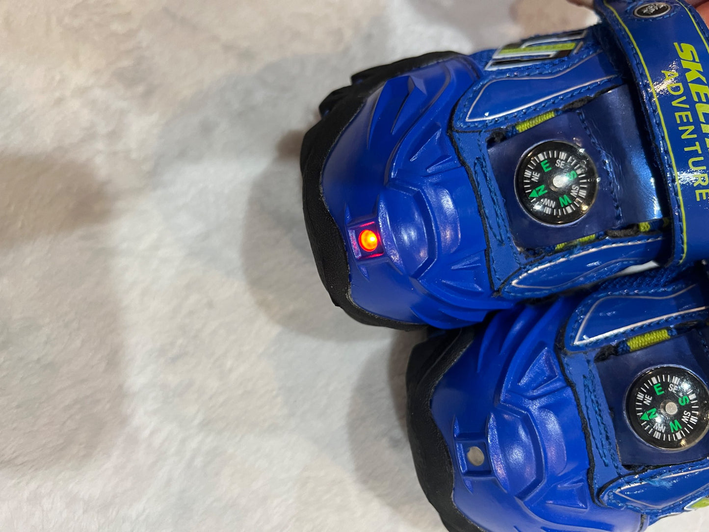 NEW- 7T sketchers shoes - compass & lights , Shoes 7 (Walkers:12-24 mth)