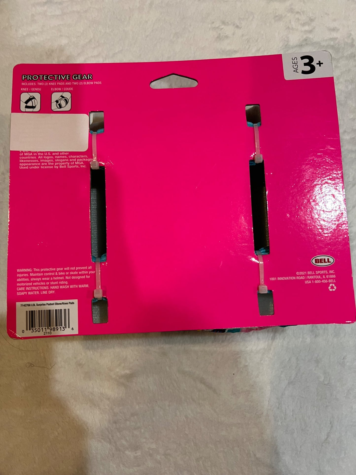 NEW- Bell Roller skate & bike elbow and knee pads - LOL doll