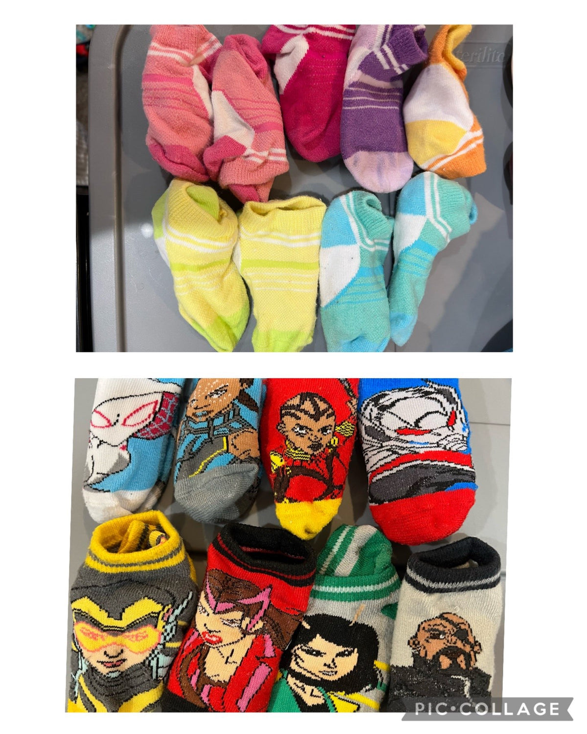 Marvel and ankle Sock bundle 7T - 10T- 17 items