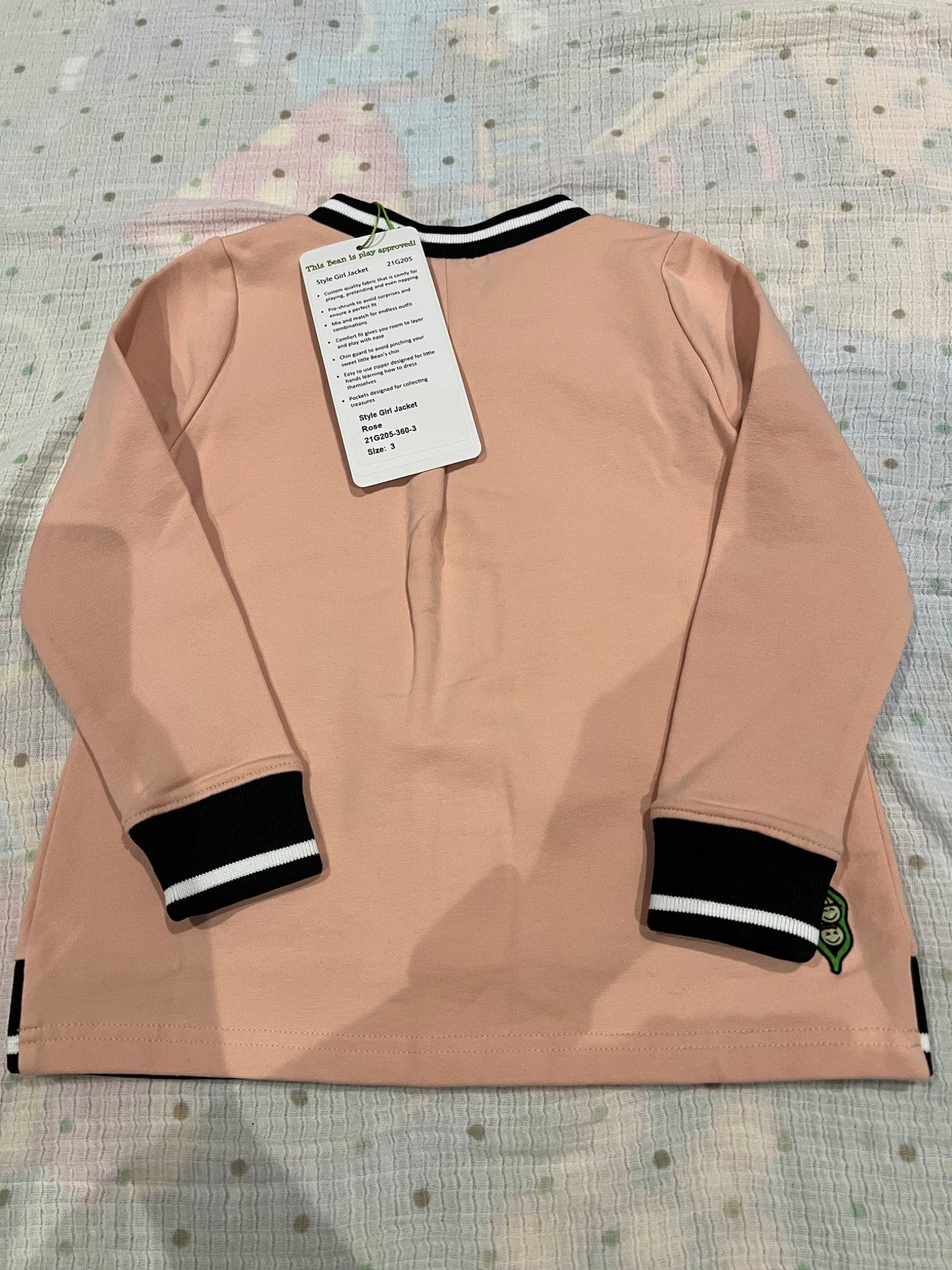 3T Peekaboo beans jacket pink- NEW, Kids 3T