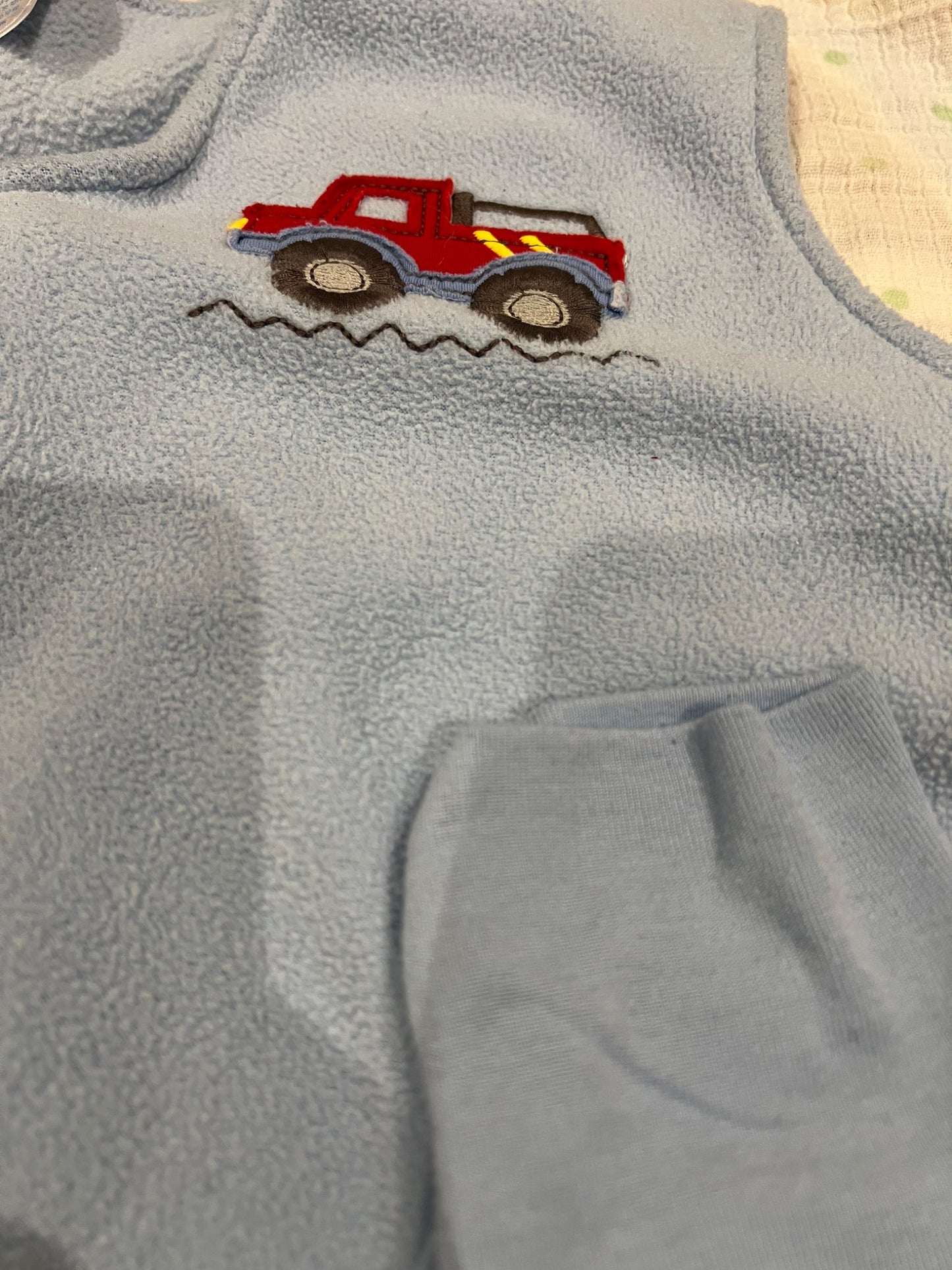 Halo sleepsack early walkers 2/3 - light blue trucks , 2T, 3T & 4T+