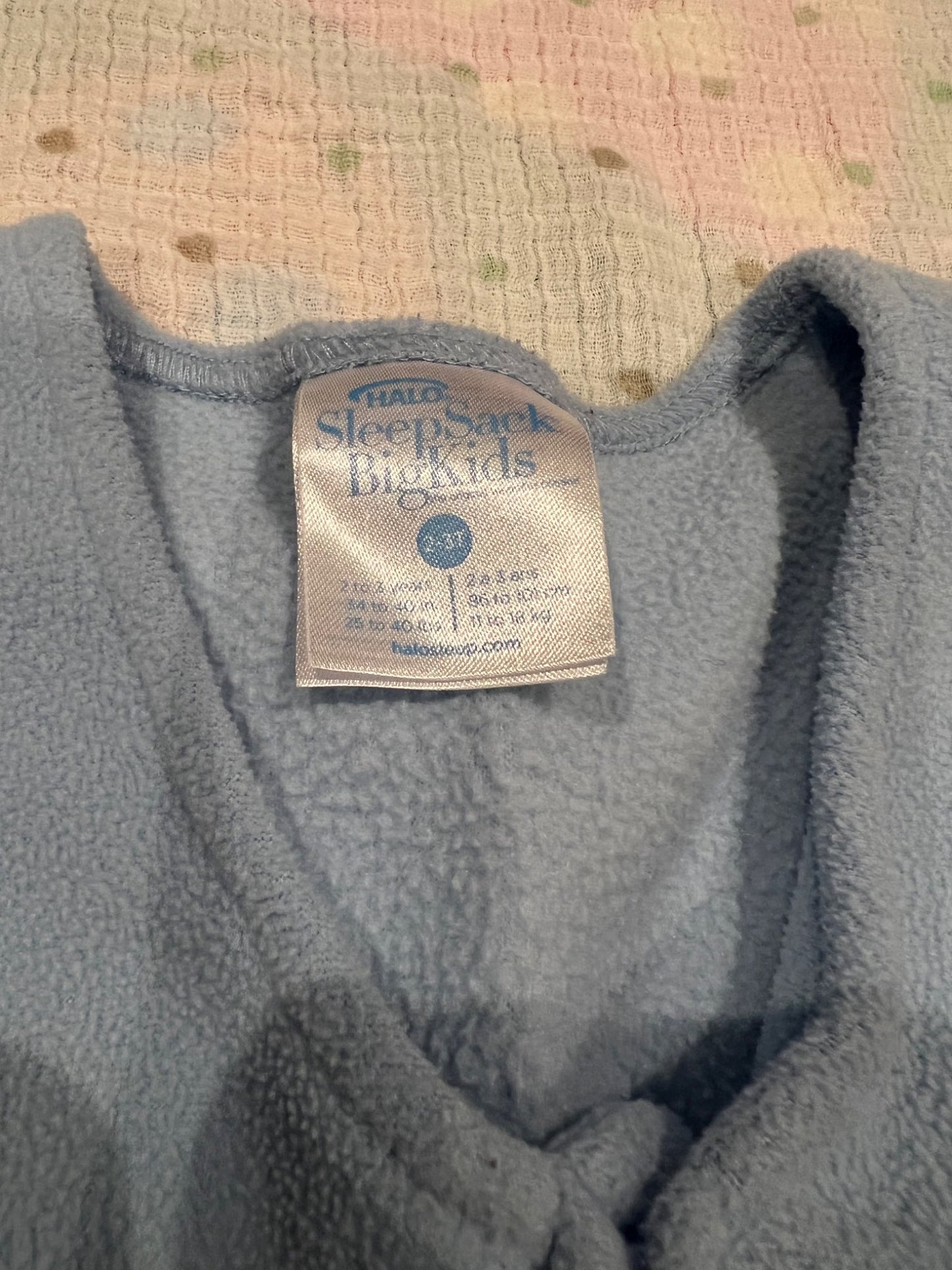 Halo sleepsack early walkers 2/3 - light blue trucks , 2T, 3T & 4T+