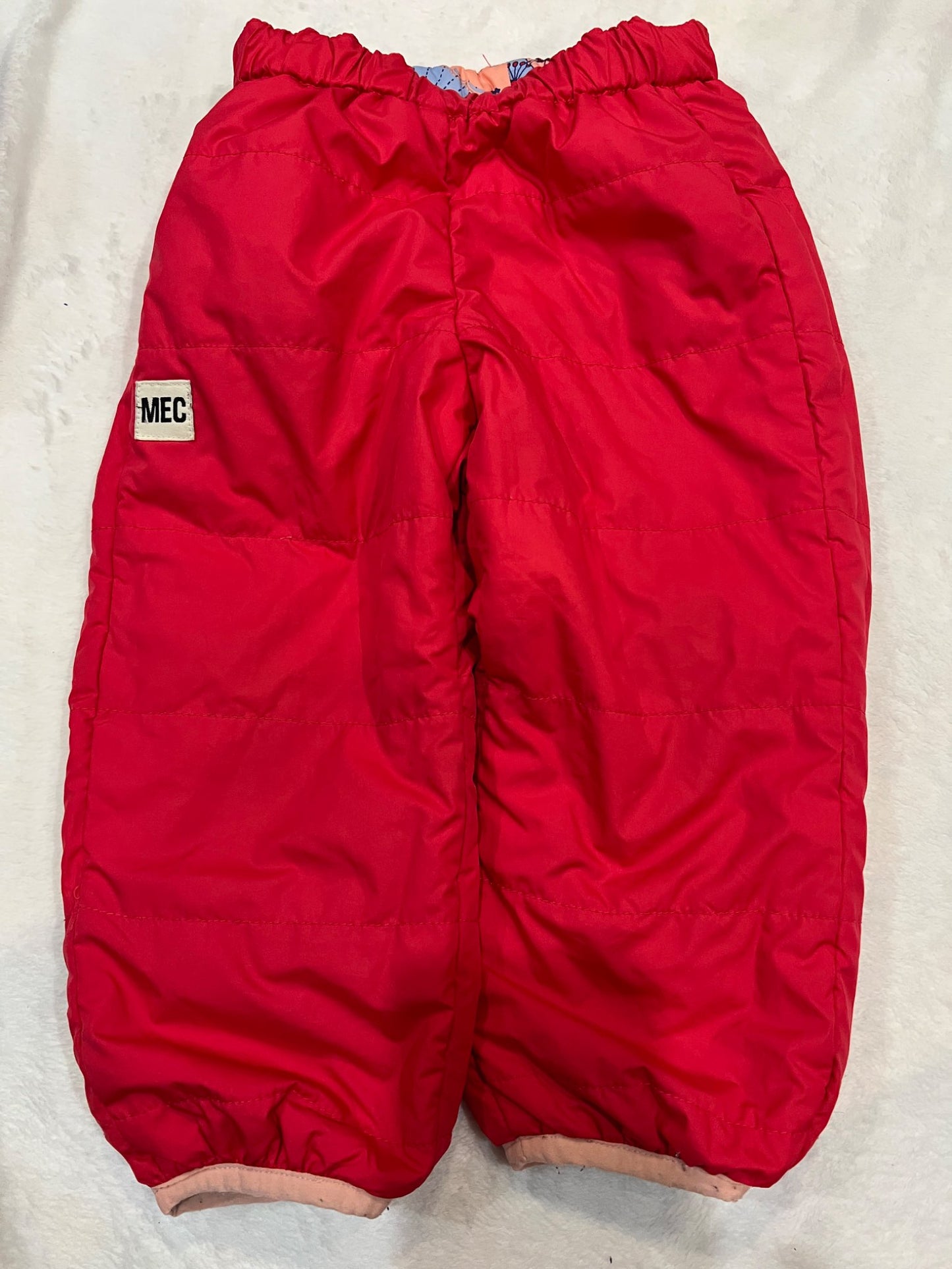 18 mth MEC reversible puff pants- blue deco and pink, Kids 18 Month (12-18M)