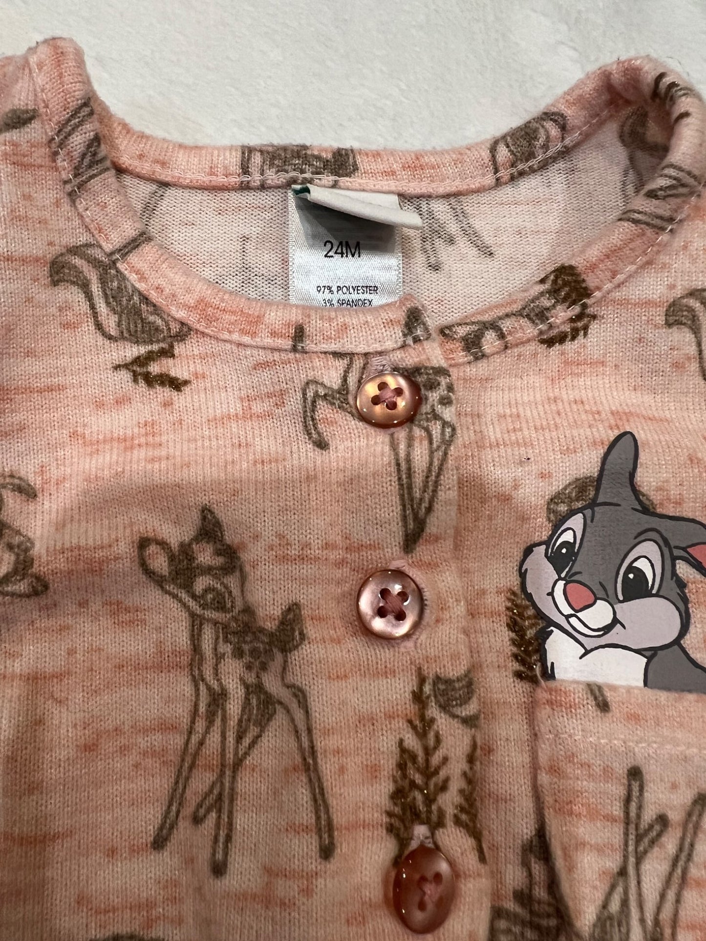 24 mth Disney Bambi light knit romper- #1, Kids 24 Month (18-24M)