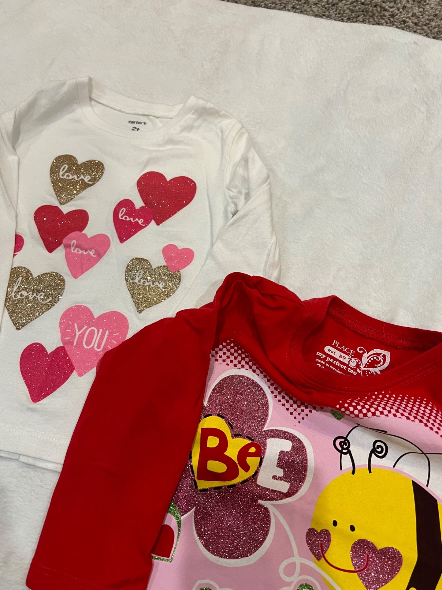 24mth/2T valentine shirts , Kids 24 Month (18-24M)