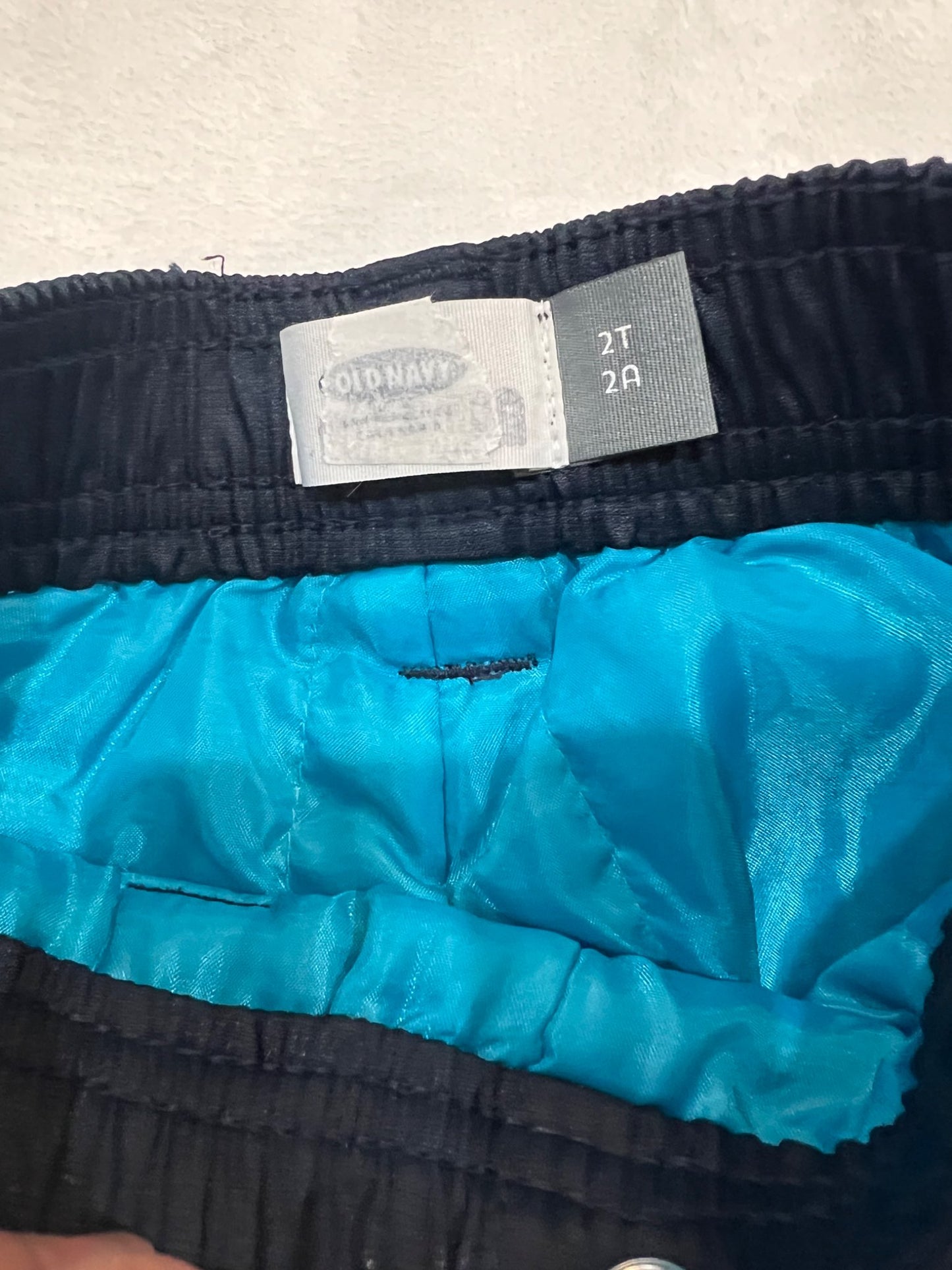 2T NWOT old navy lined shell pants , Kids 2T