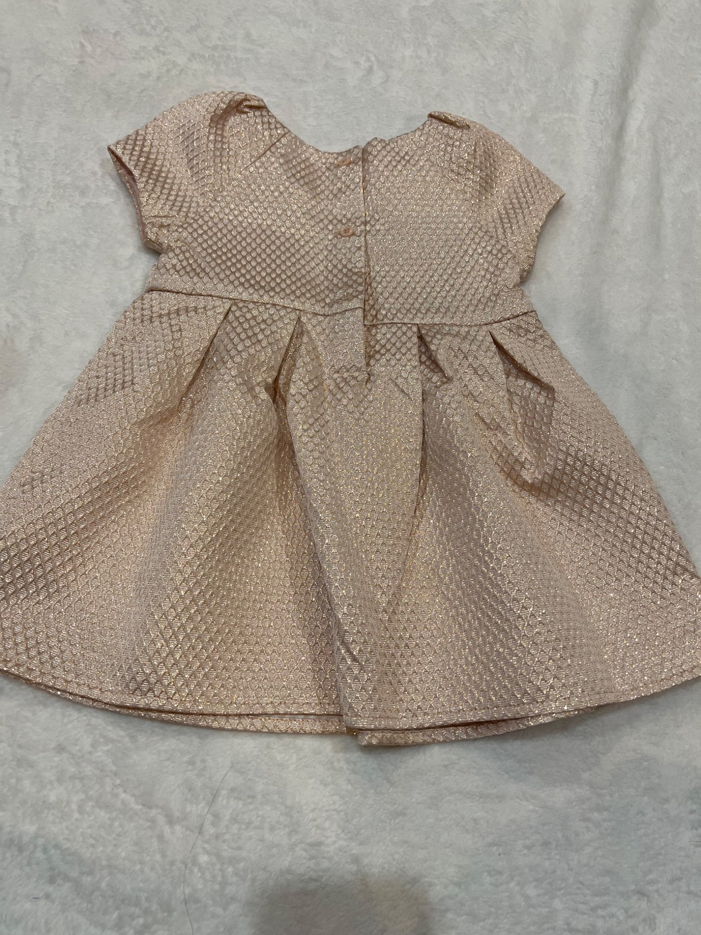2T children place dress shimmer pink /rose-EUC, Kids 2T
