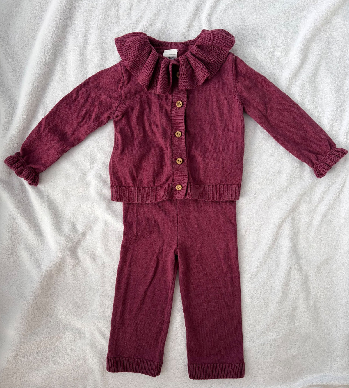 Cute button up Long Sleeve with Matching Pants, Kids 12 Month (9-12M)