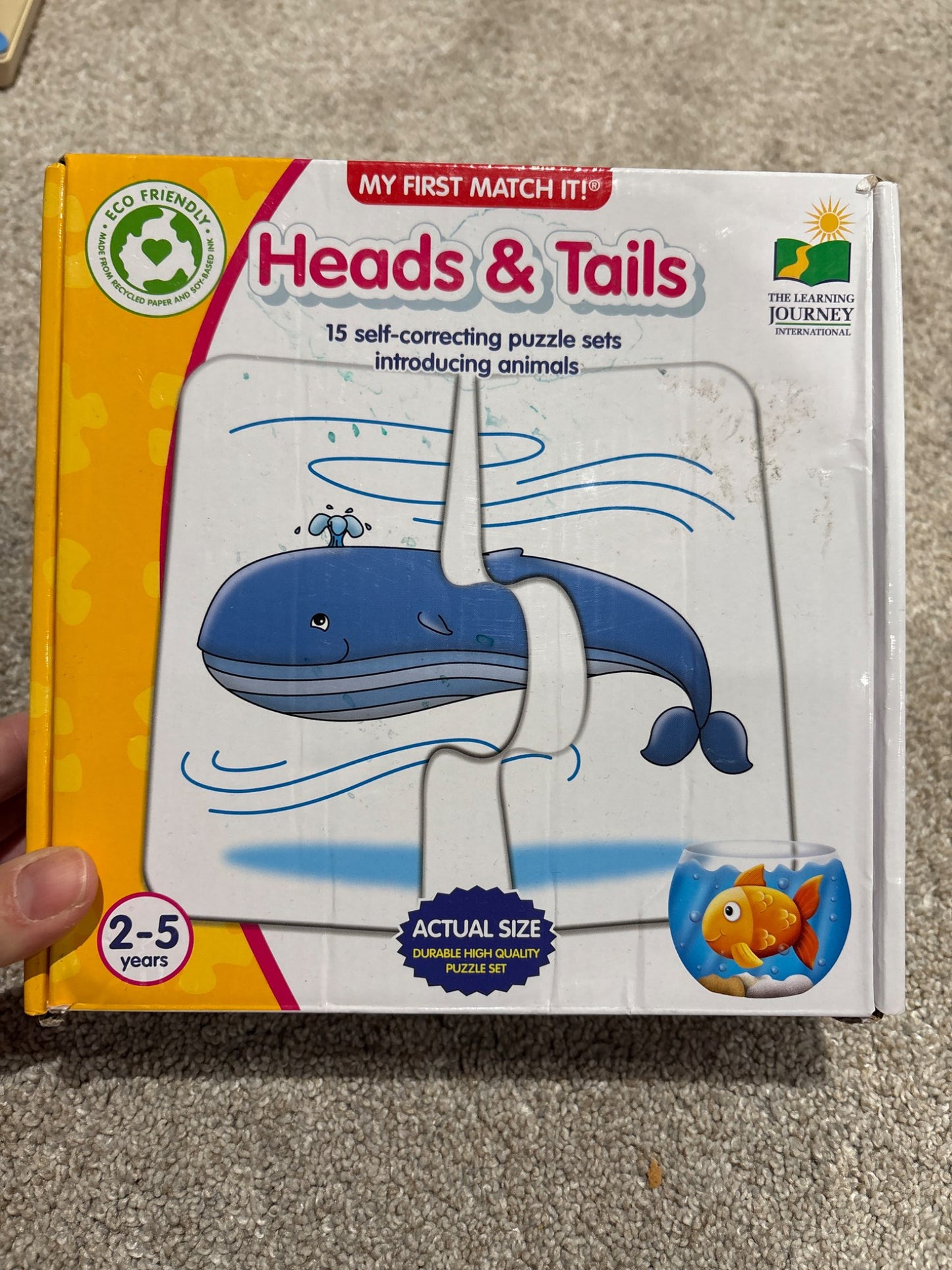 Self correcting puzzle