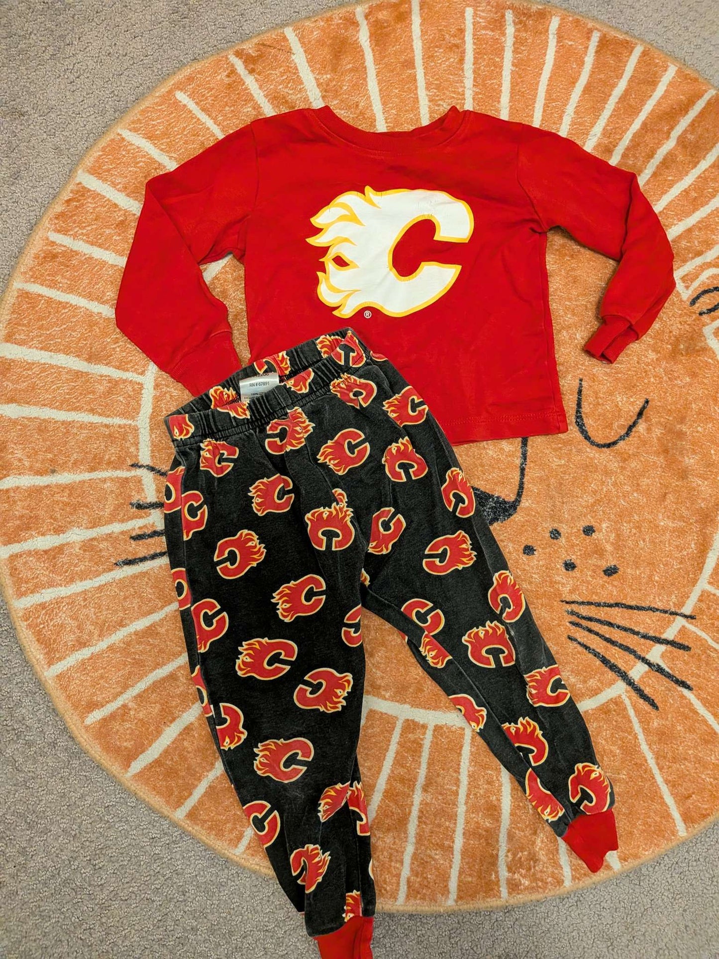 Flames Pajamas , Kids 2T