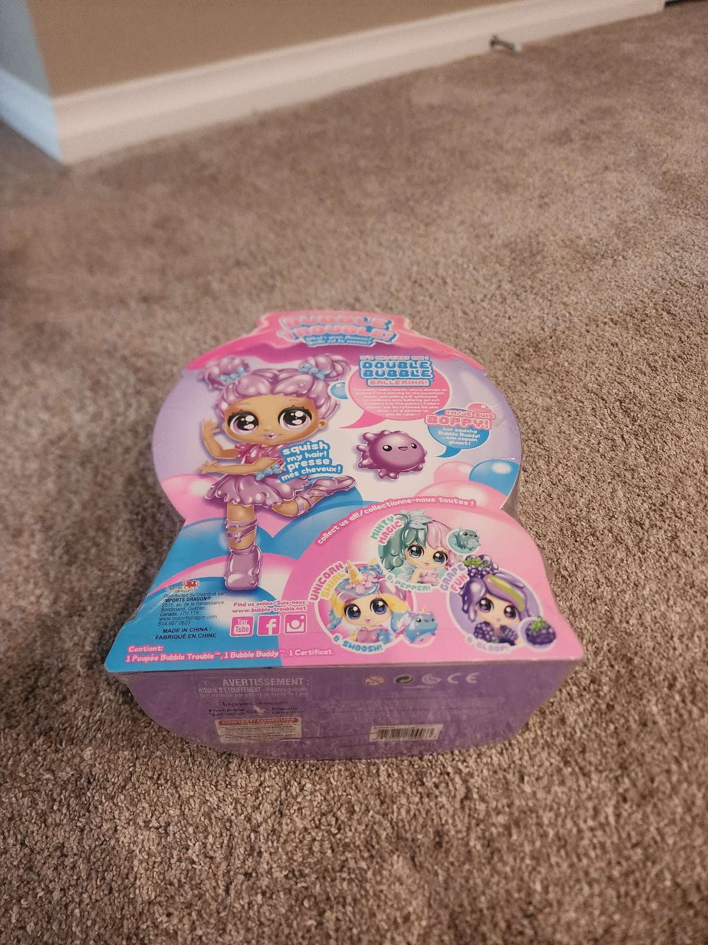 NEW Bubble Trouble Doll