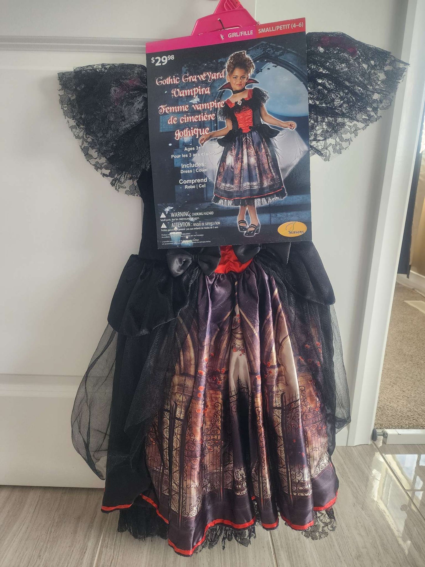 Halloween costume 4t to 6T Femme Vampire, Kids 4/4T