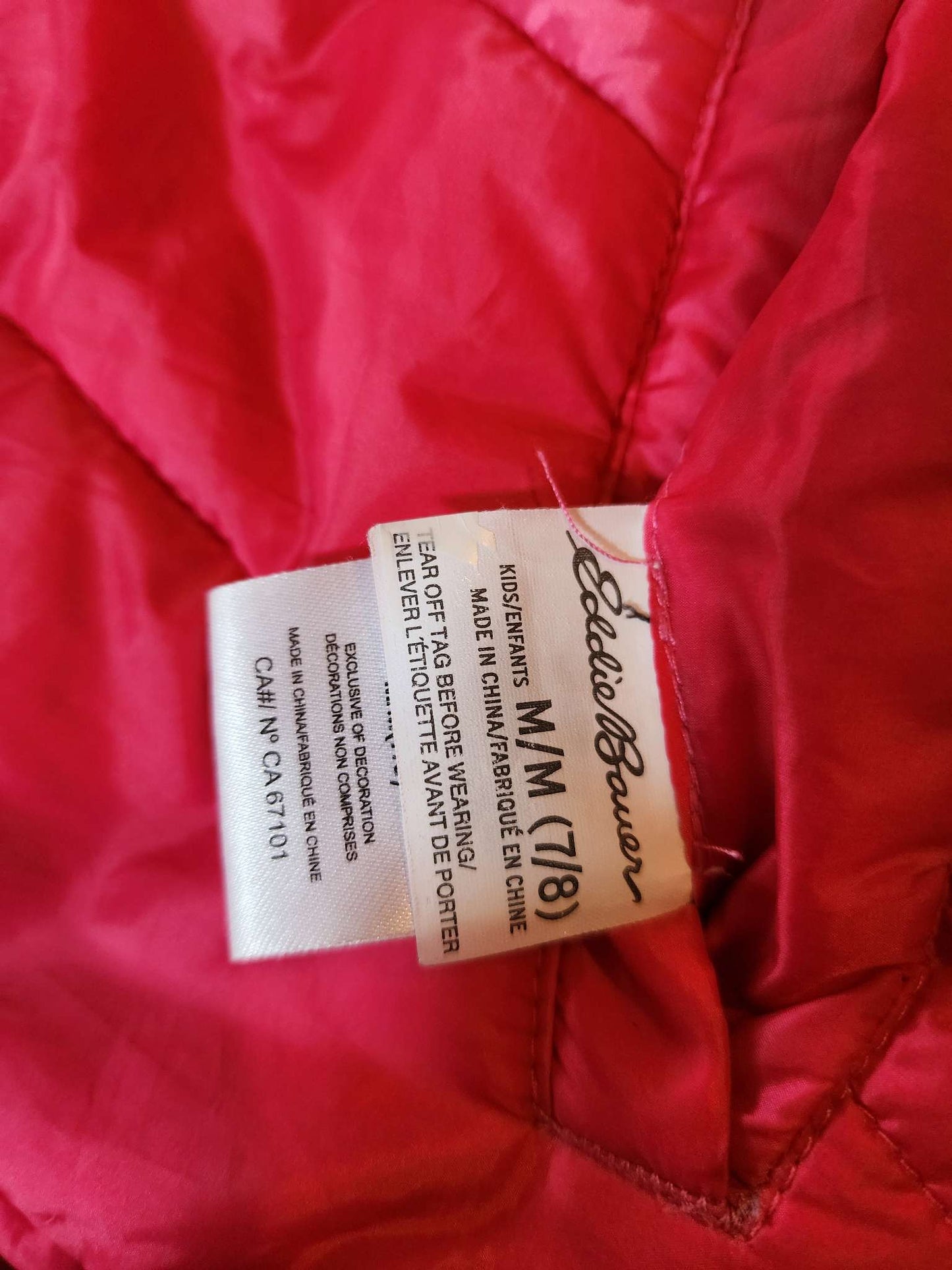 Winter jacket Eddie bower, Kids 7 & 8 (small)