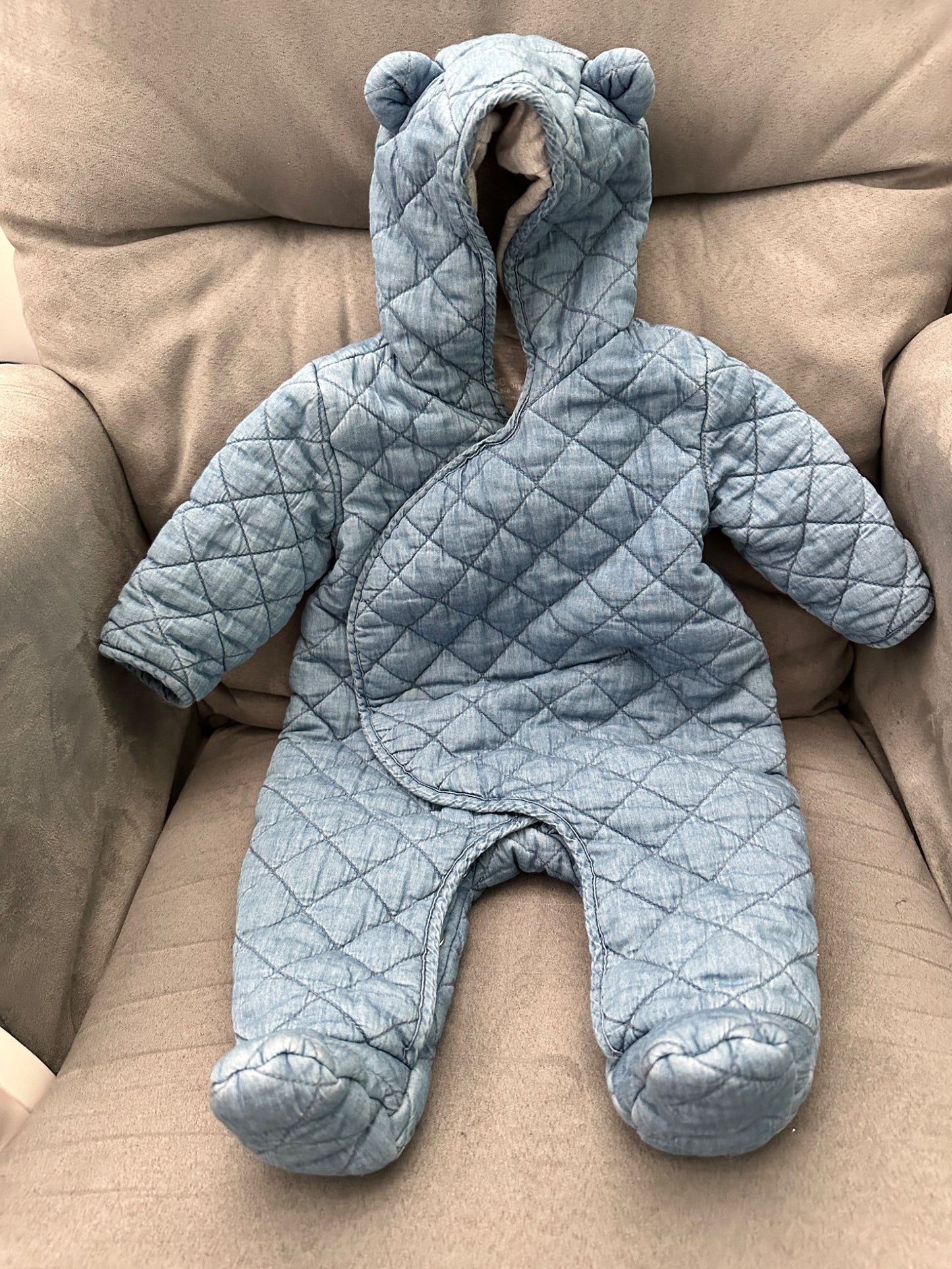 Baby Gap Quilted Bunting Suit, Kids 6 Month (3-6M)