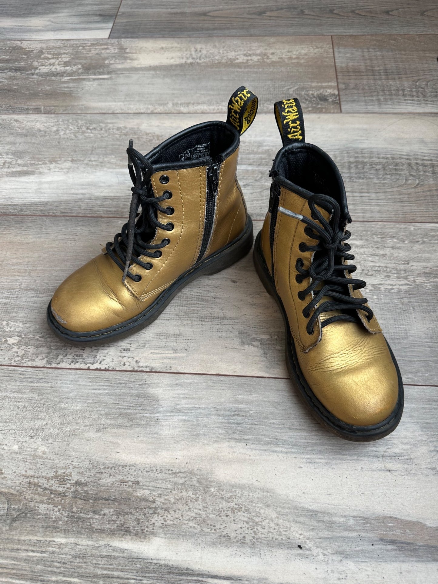 Gold Dr.Marten’s boots , Shoes 2 (Kids:4-8yr)