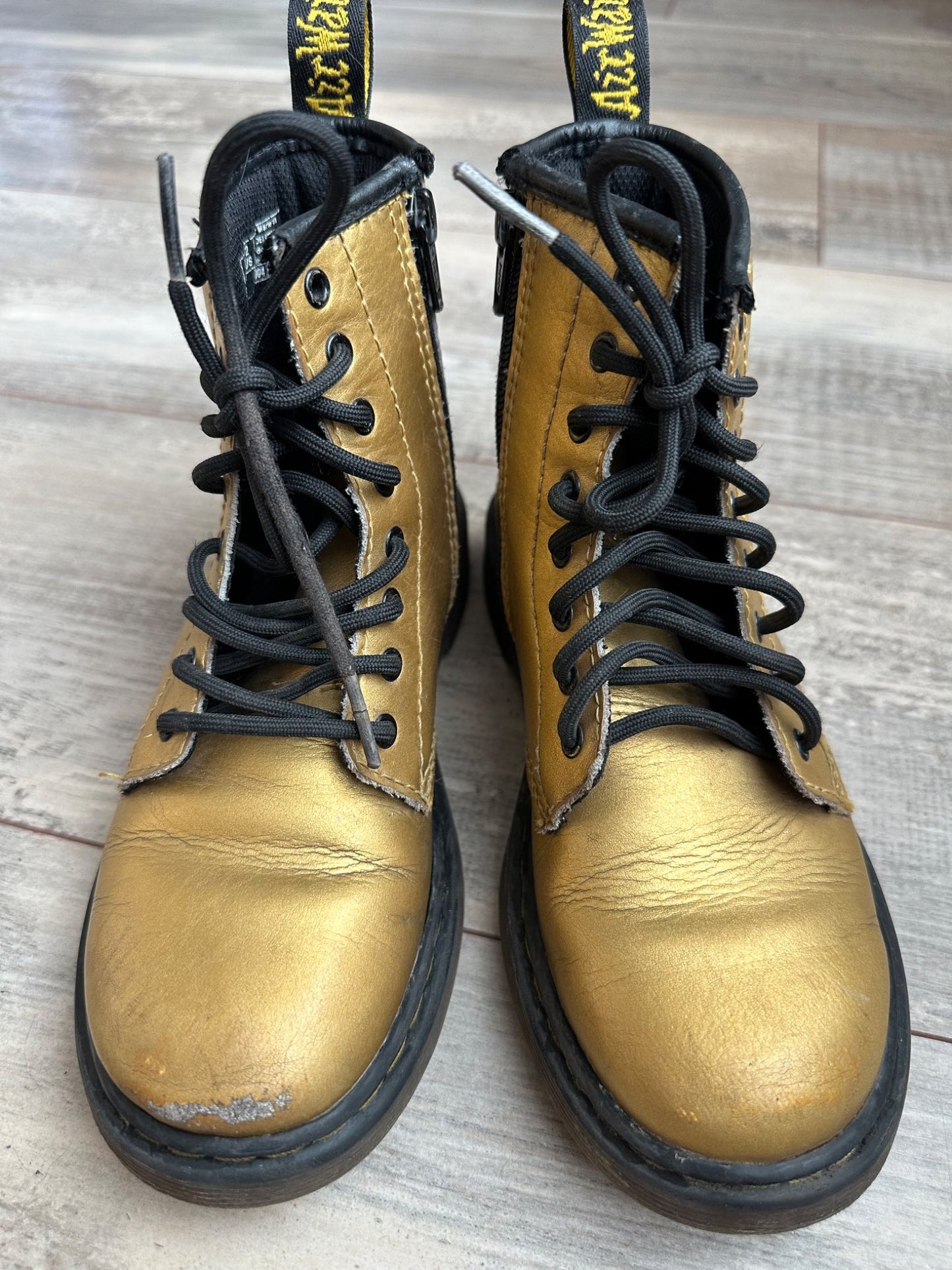 Gold Dr.Marten’s boots , Shoes 2 (Kids:4-8yr)