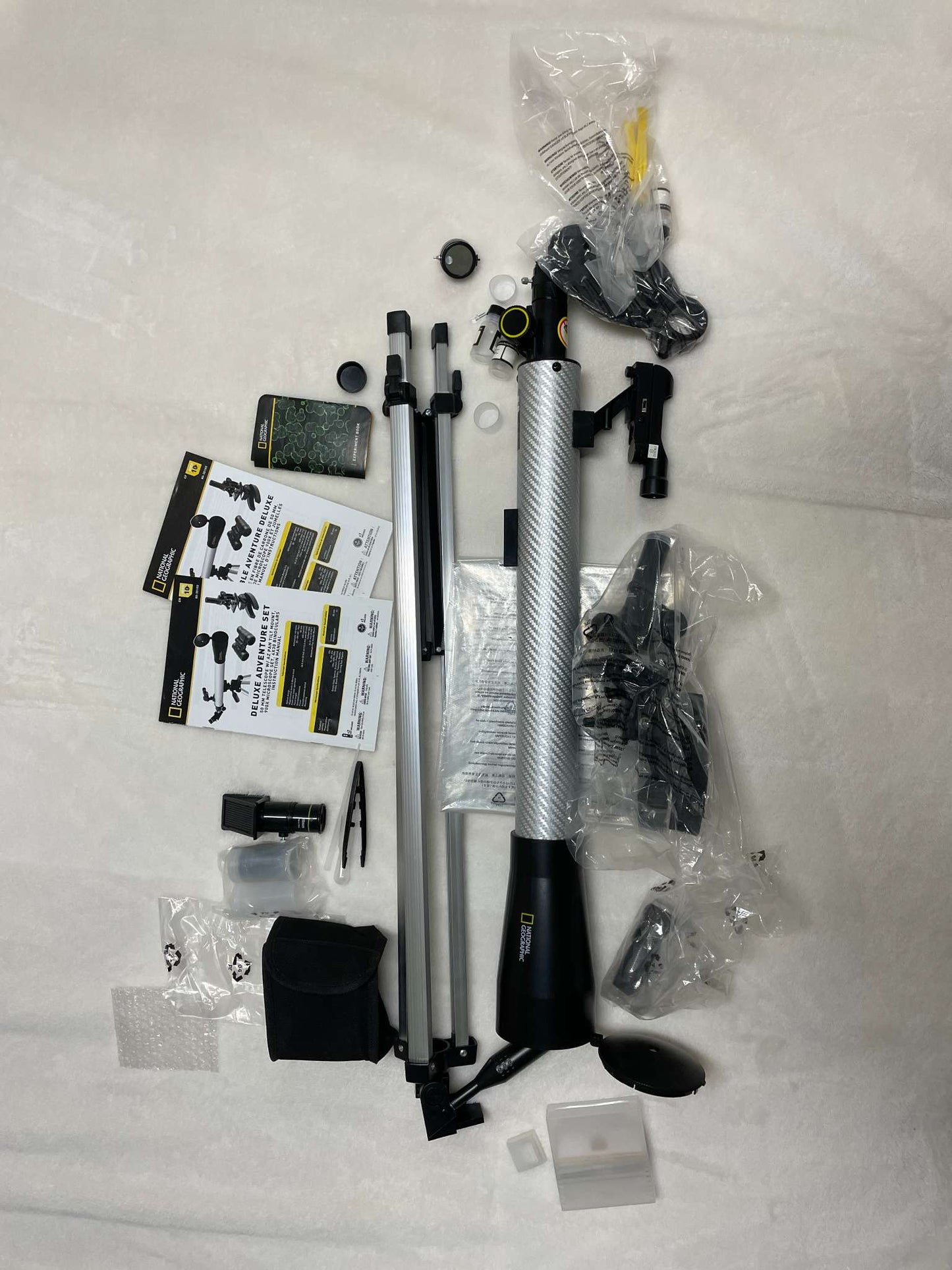 National Geographic Deluxe Adventure Set — Telescope, Microscope & Binoculars - MSRP $100