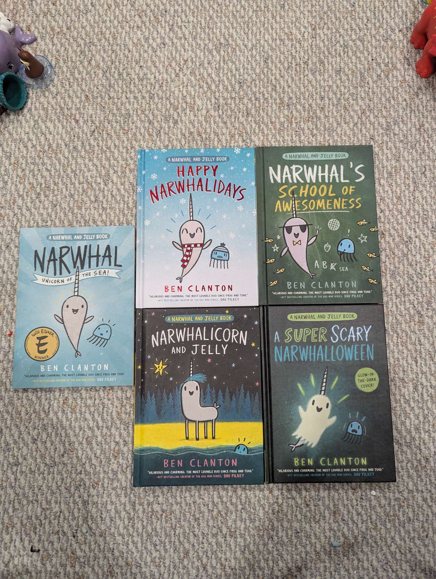 Narwhal and Jelly book lot