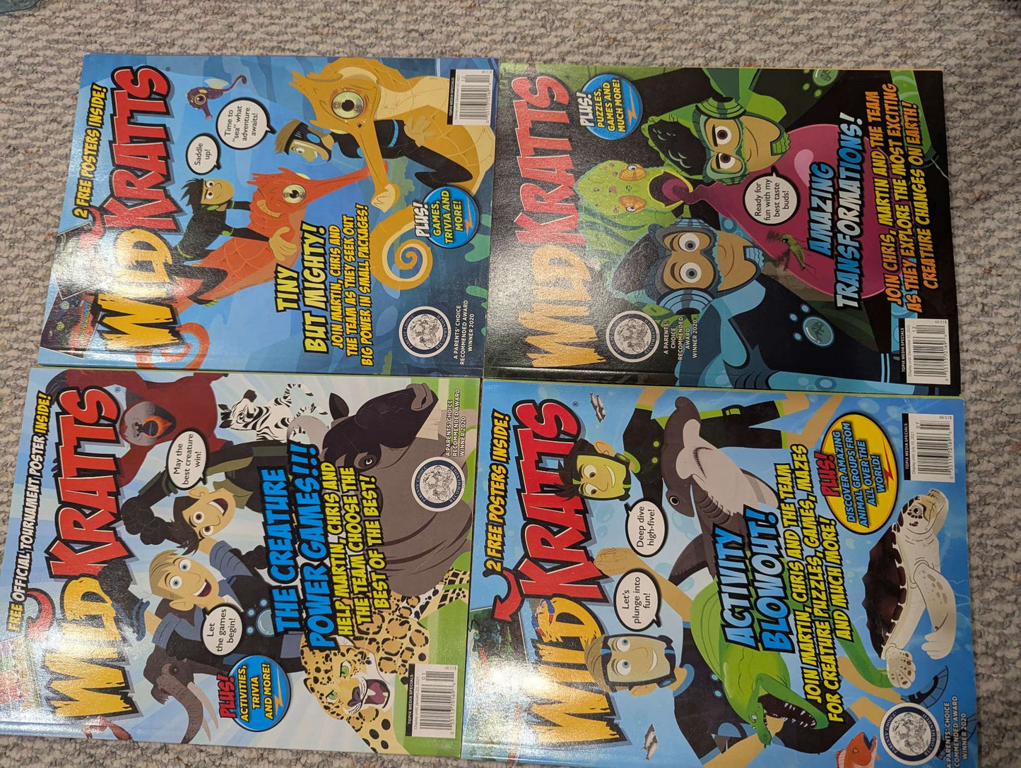 Wild Kratts Magazines lot