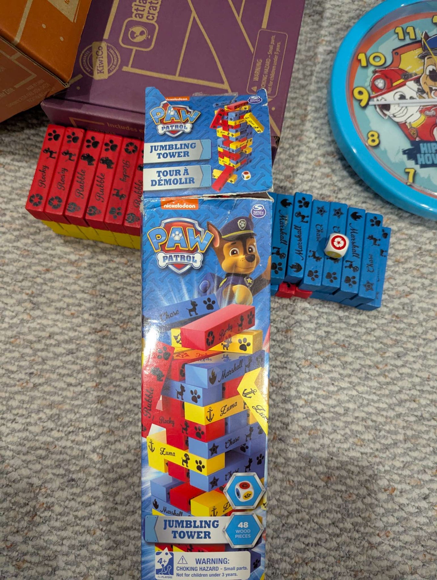 Paw Patrol building blocks game