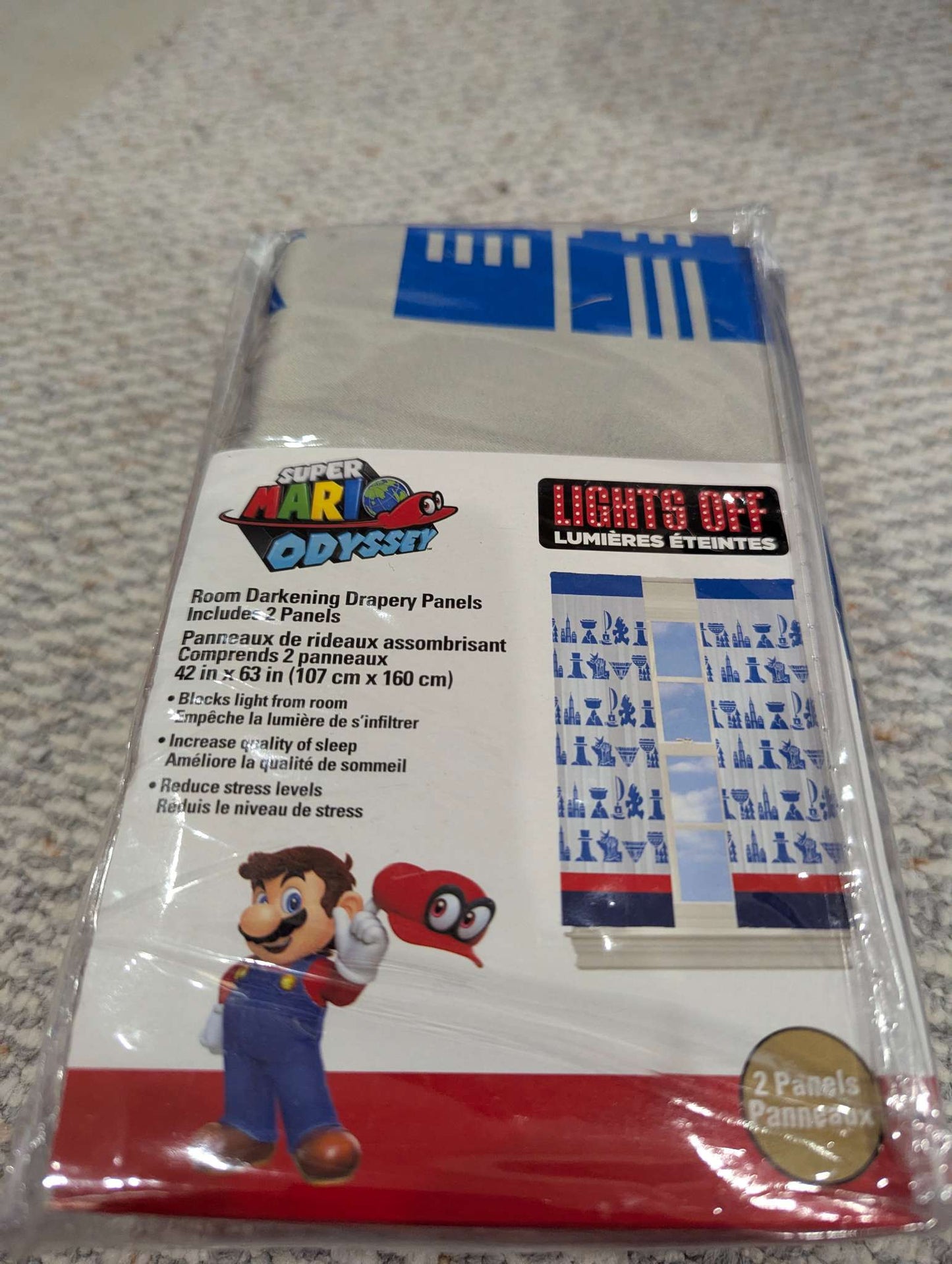 Super Mario Odyssey curtain