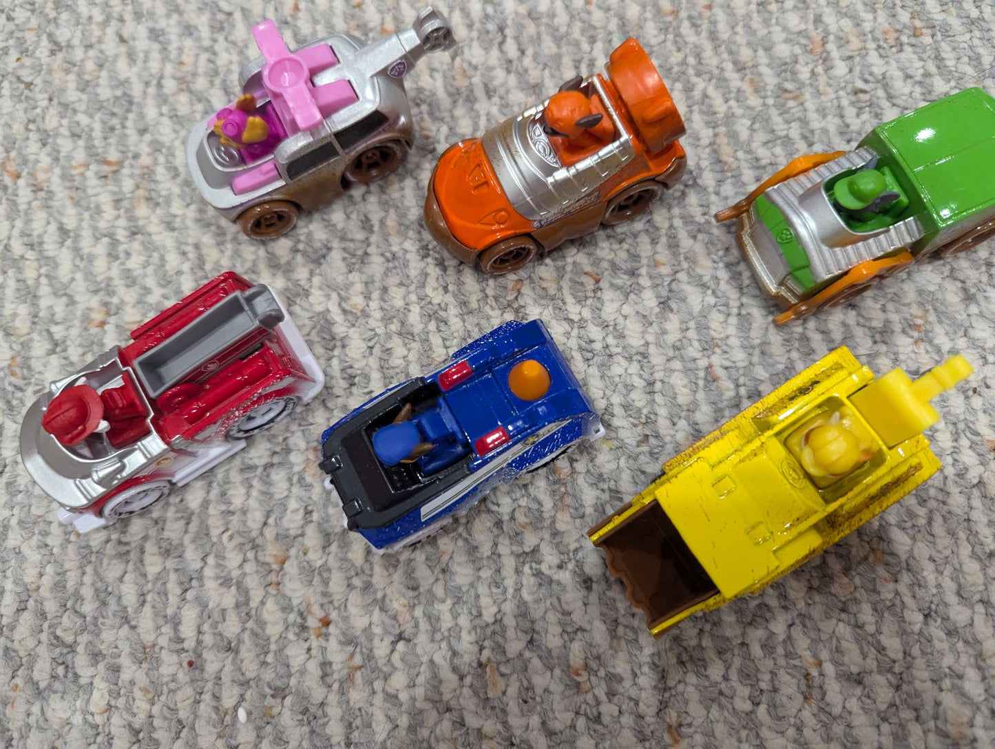 Paw Patrol True Metal Off Road - lot of 6
