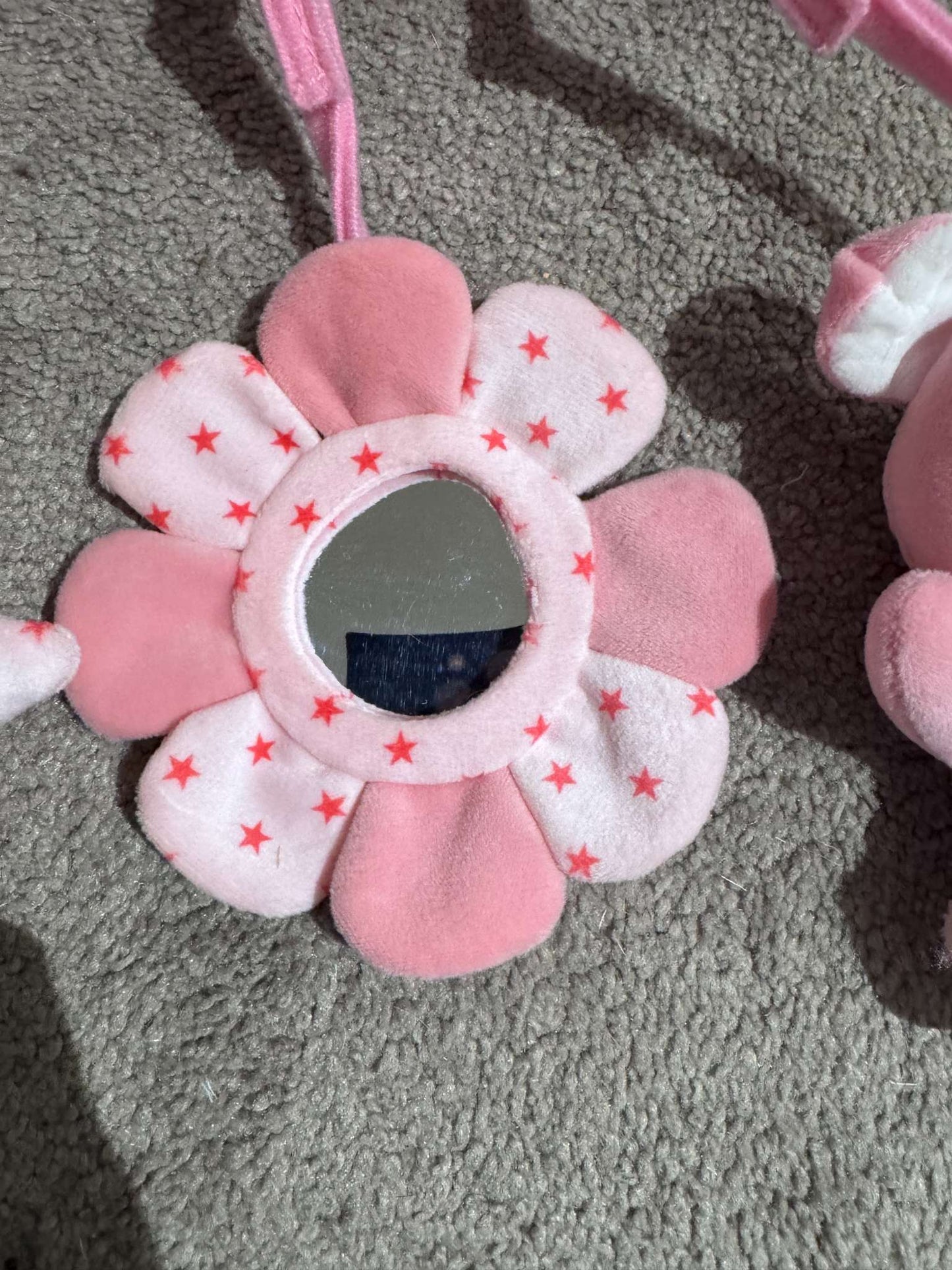 Pink Car Seat Toy