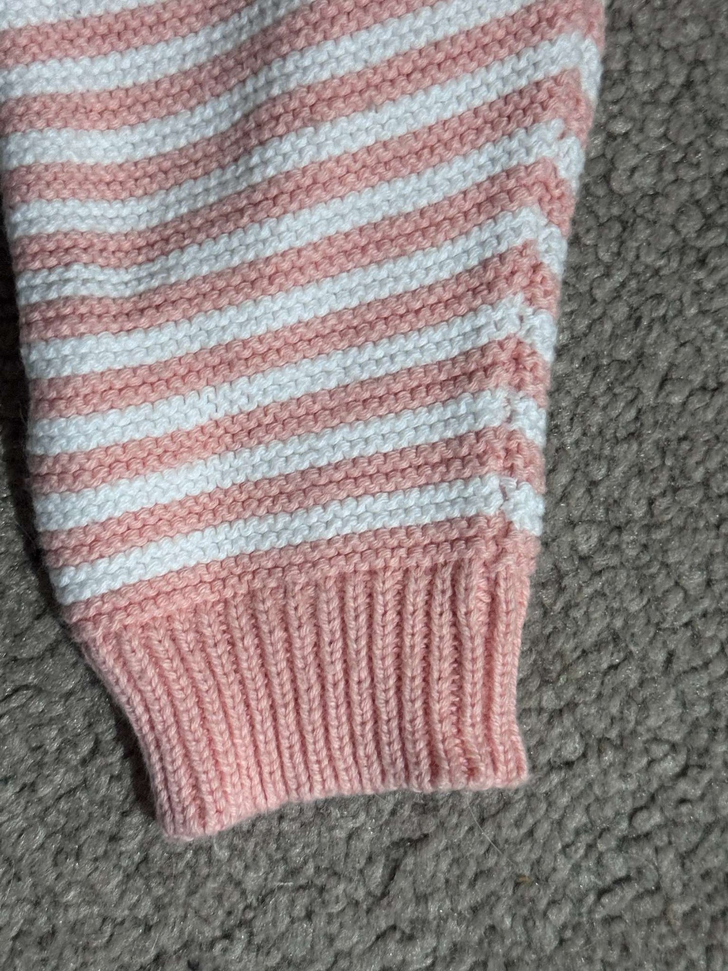 Pink Knit Deer Outfit, Kids 3 Month (0-3M)