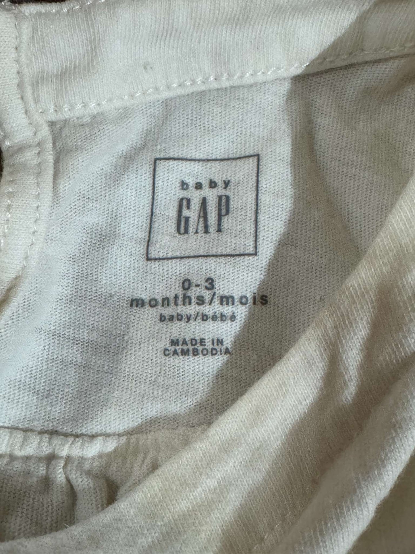 Baby Gap Star T-Shirt Dress, Kids 3 Month (0-3M)