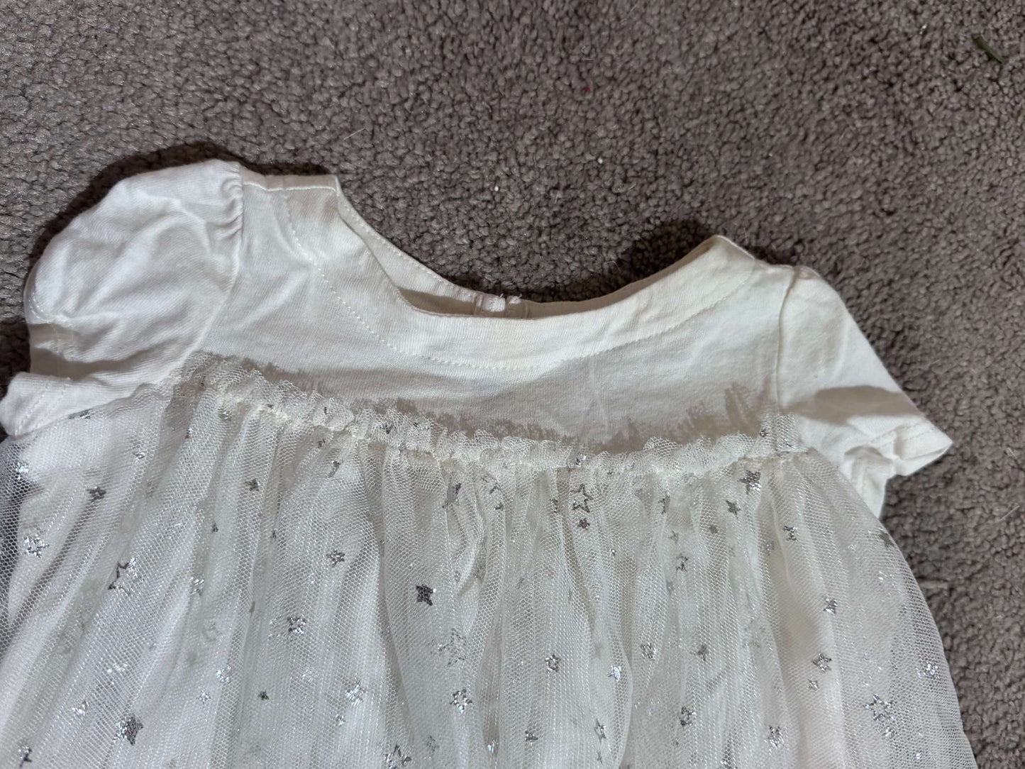 Baby Gap Star T-Shirt Dress, Kids 3 Month (0-3M)