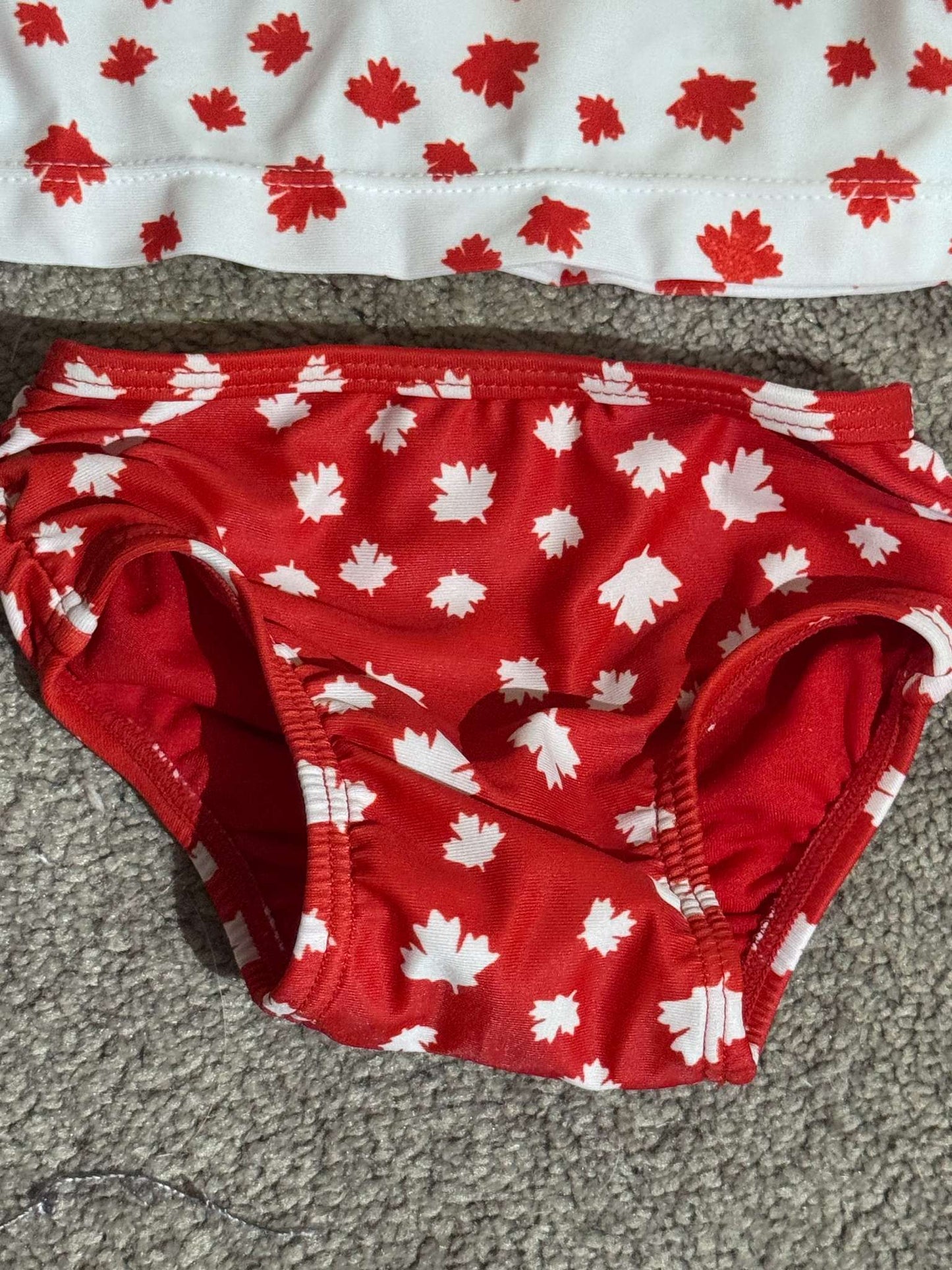 Maple Leaf/Canadiana Swimsuit, Kids 3 Month (0-3M)