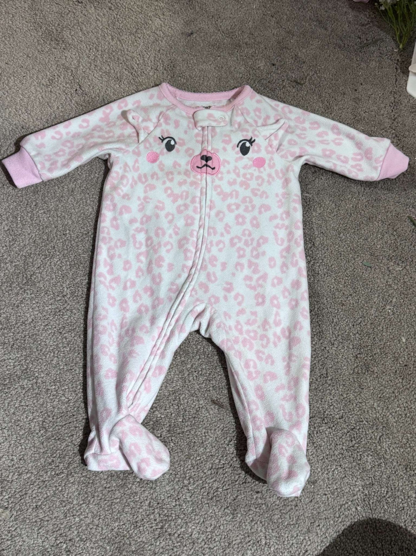 Fuzzy Onesie Bundle, Kids 3 Month (0-3M)