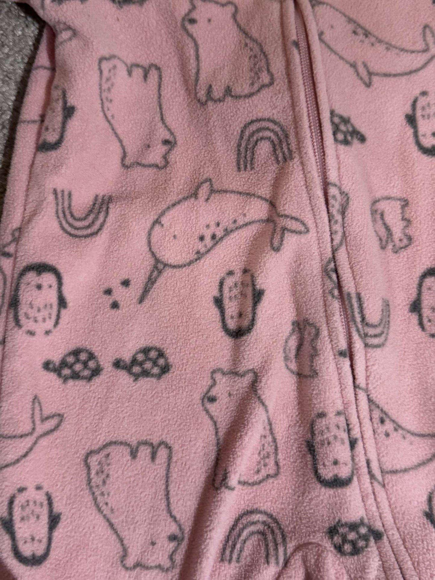 Fuzzy Onesie Bundle, Kids 3 Month (0-3M)