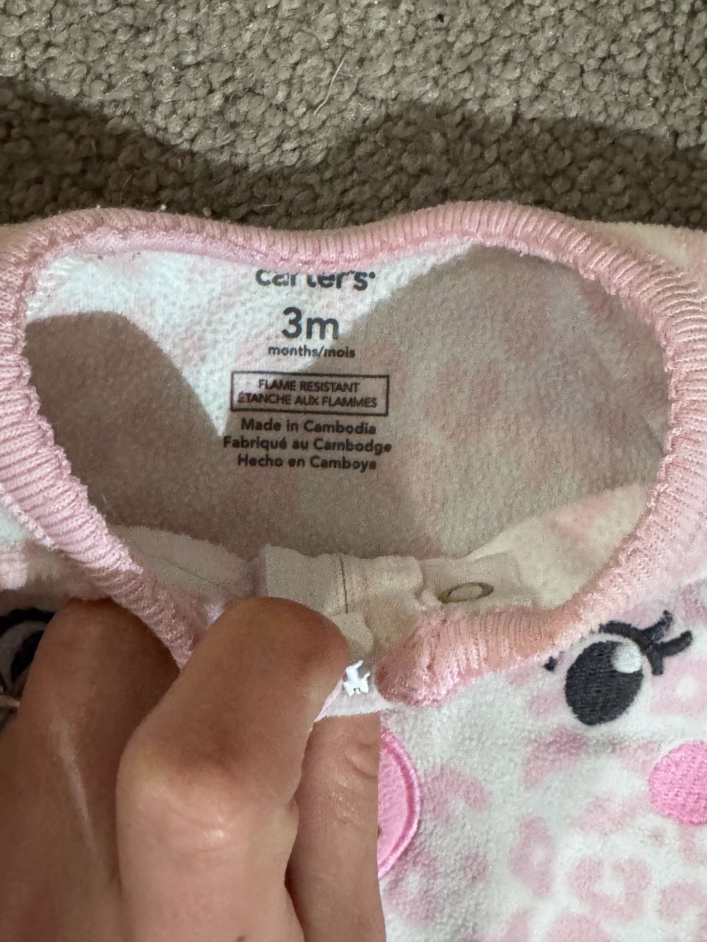 Fuzzy Onesie Bundle, Kids 3 Month (0-3M)