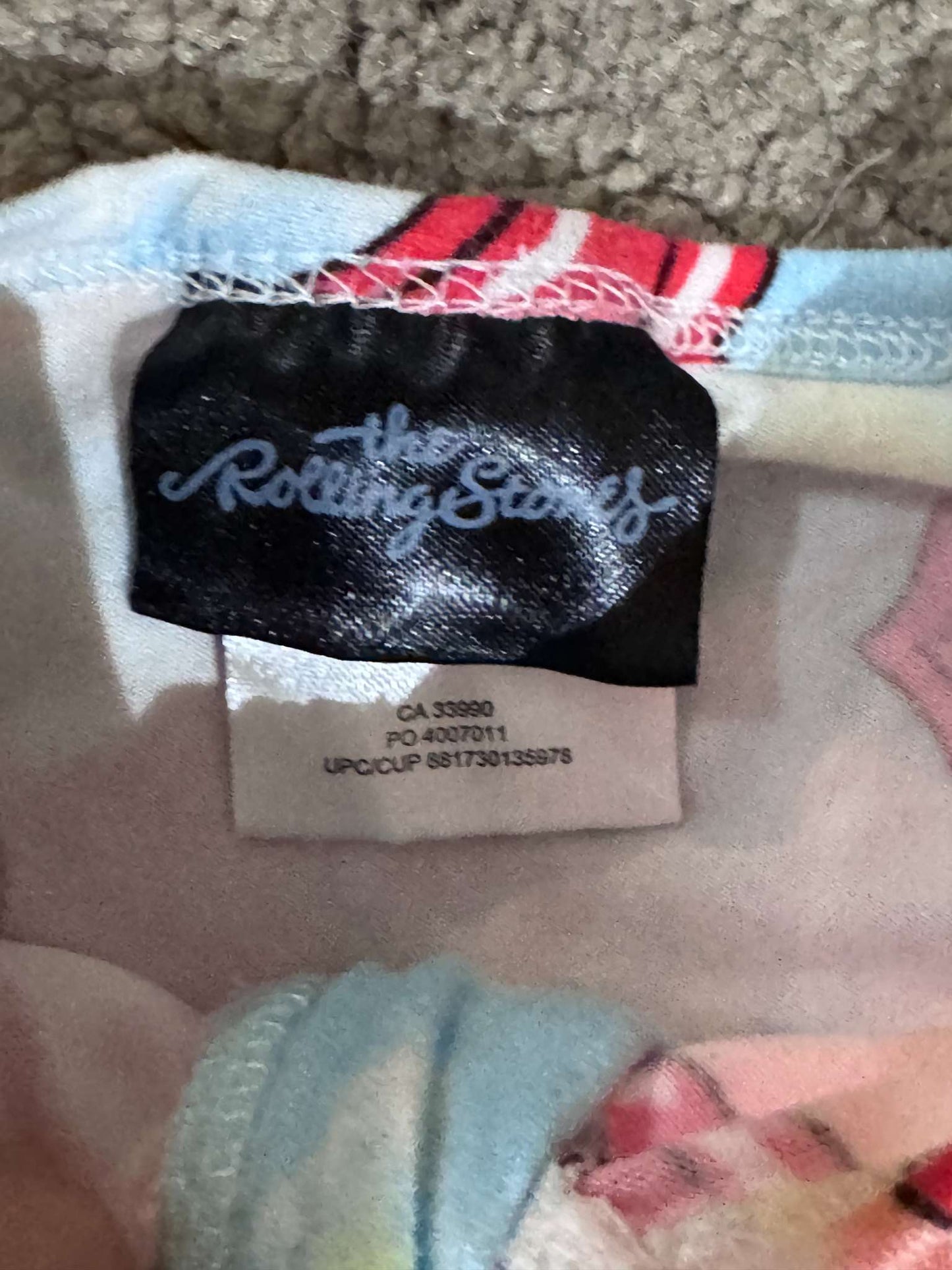 The Rolling Stones Tie-Dyed Onesie, Kids 3 Month (0-3M)