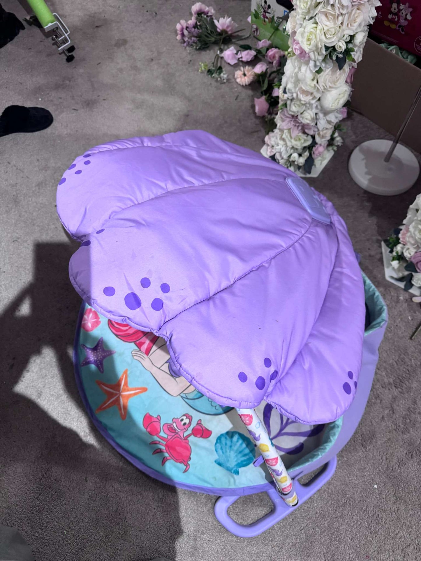 Bright Starts The Little Mermaid Twinkle Trove Light-Up Musical Baby Activity Gym