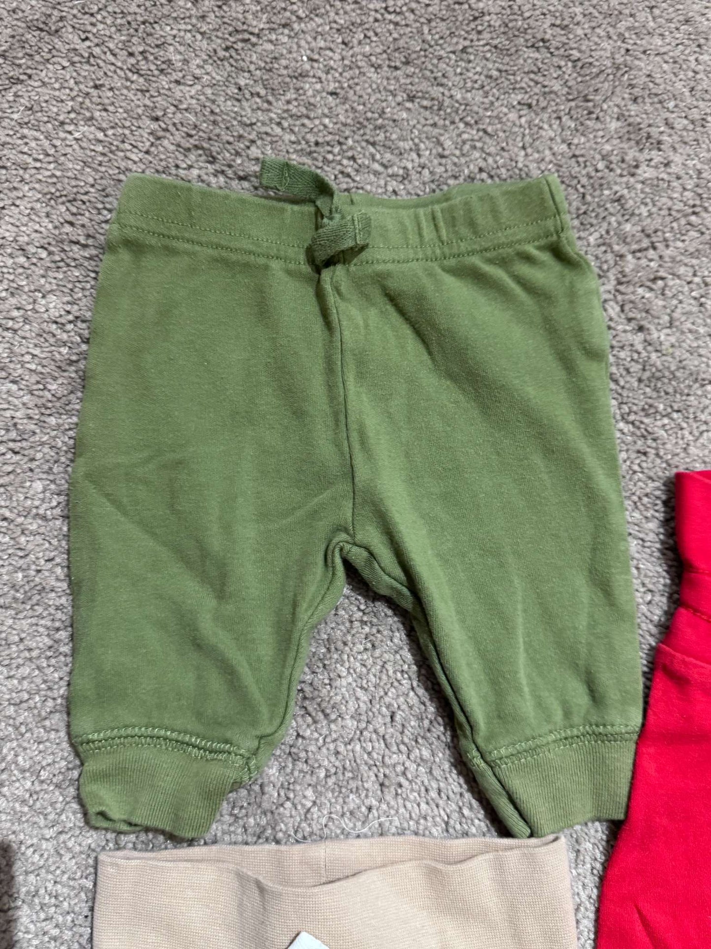 Bundle of 5 Jogger-style Pants for Newborns, Kids Newborn
