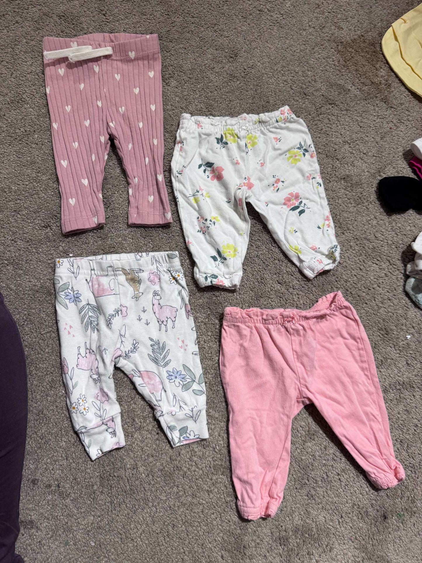 Bundle of Four Pairs of Pants - Newborn, Kids Newborn
