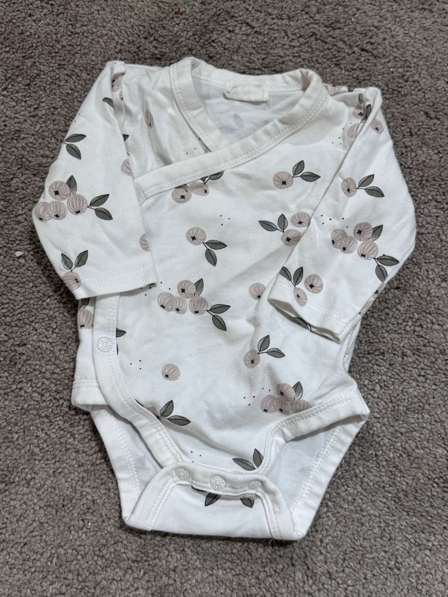 5 Long-Sleeved Newborn Onesies, Kids Newborn