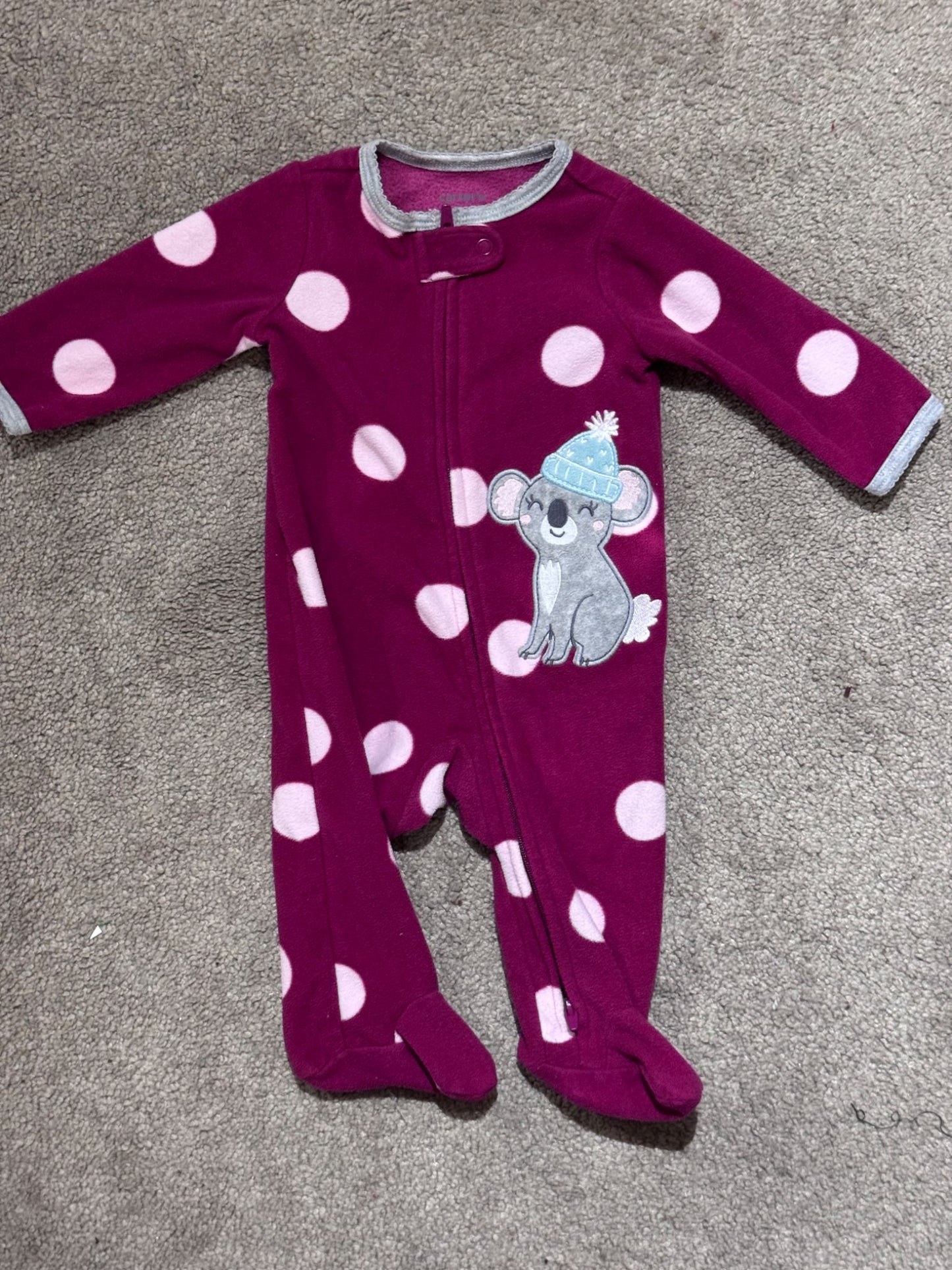 3 Fuzzy Onesies - 3 Months, Kids 3 Month (0-3M)