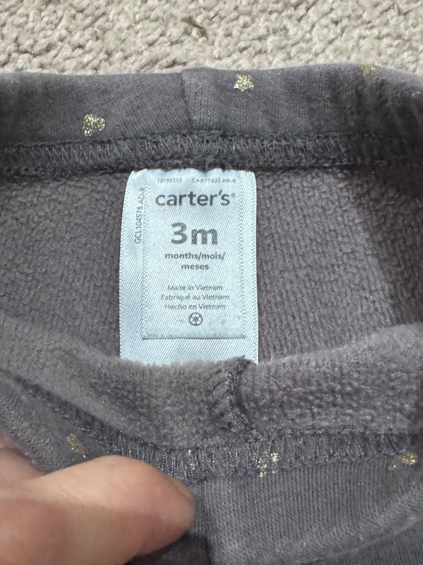 Set of 3 pants/leggings , Kids 3 Month (0-3M)