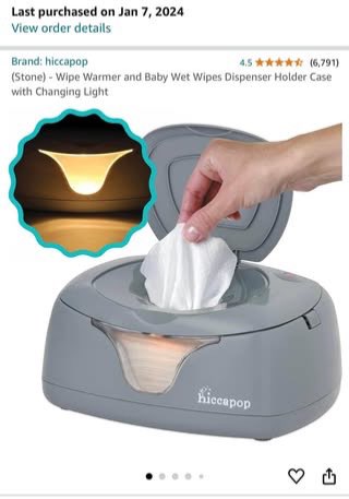 Hiccapop Wipes warmer